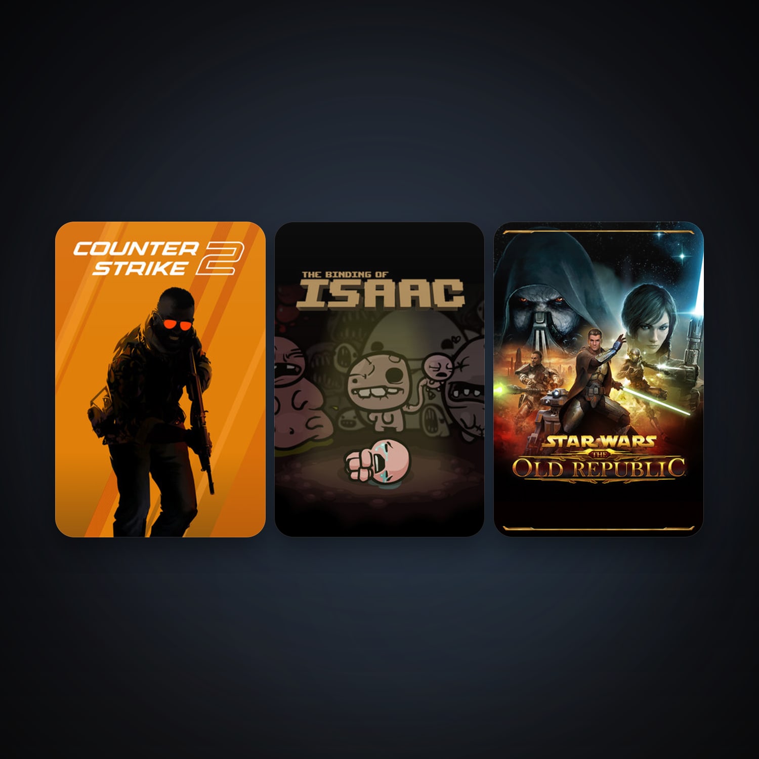CS2 Prime + The Binding of Isaac, 4 games, clean — HabibiAccounts