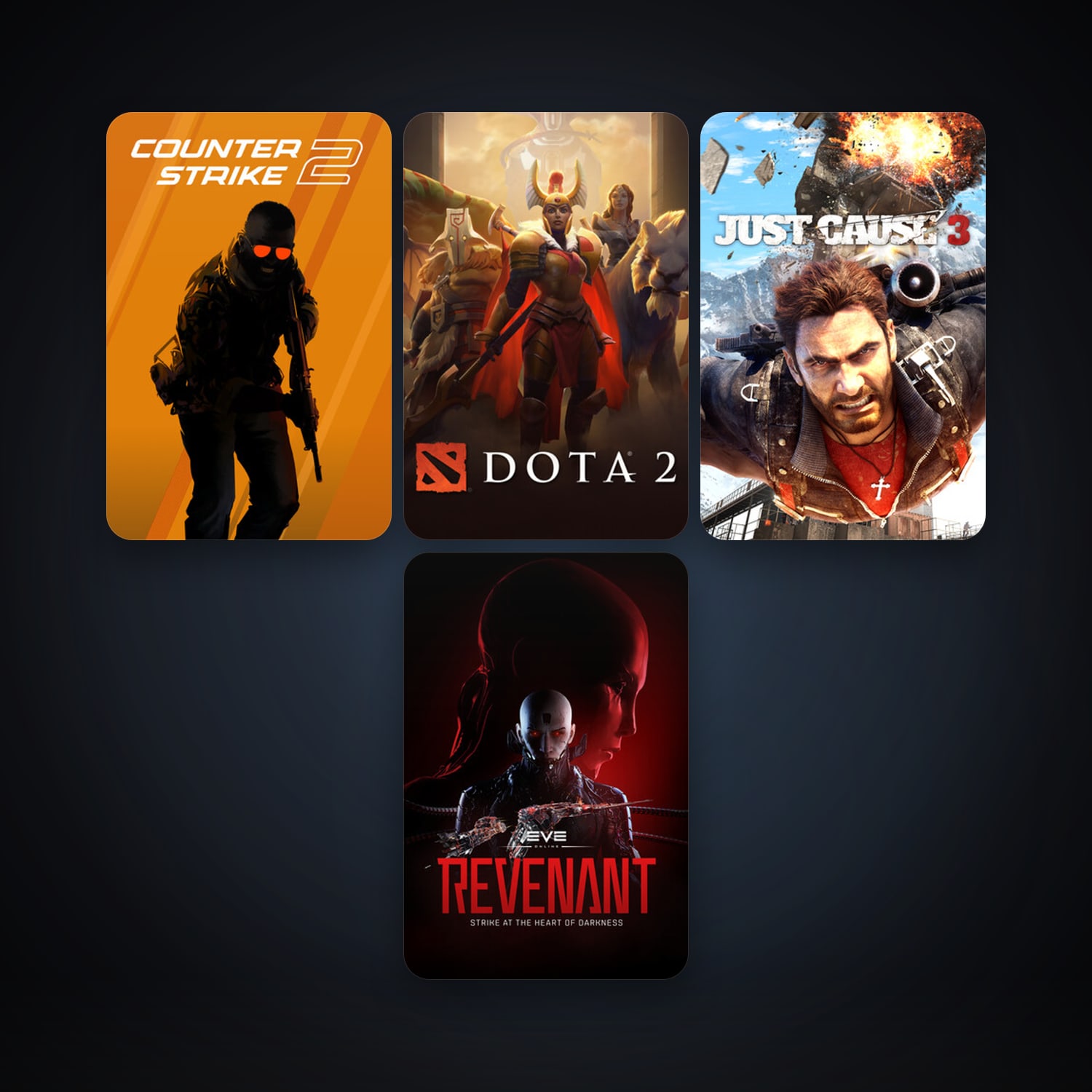 Dota 2 + CS2 Prime, 5 games, clean — HabibiAccounts