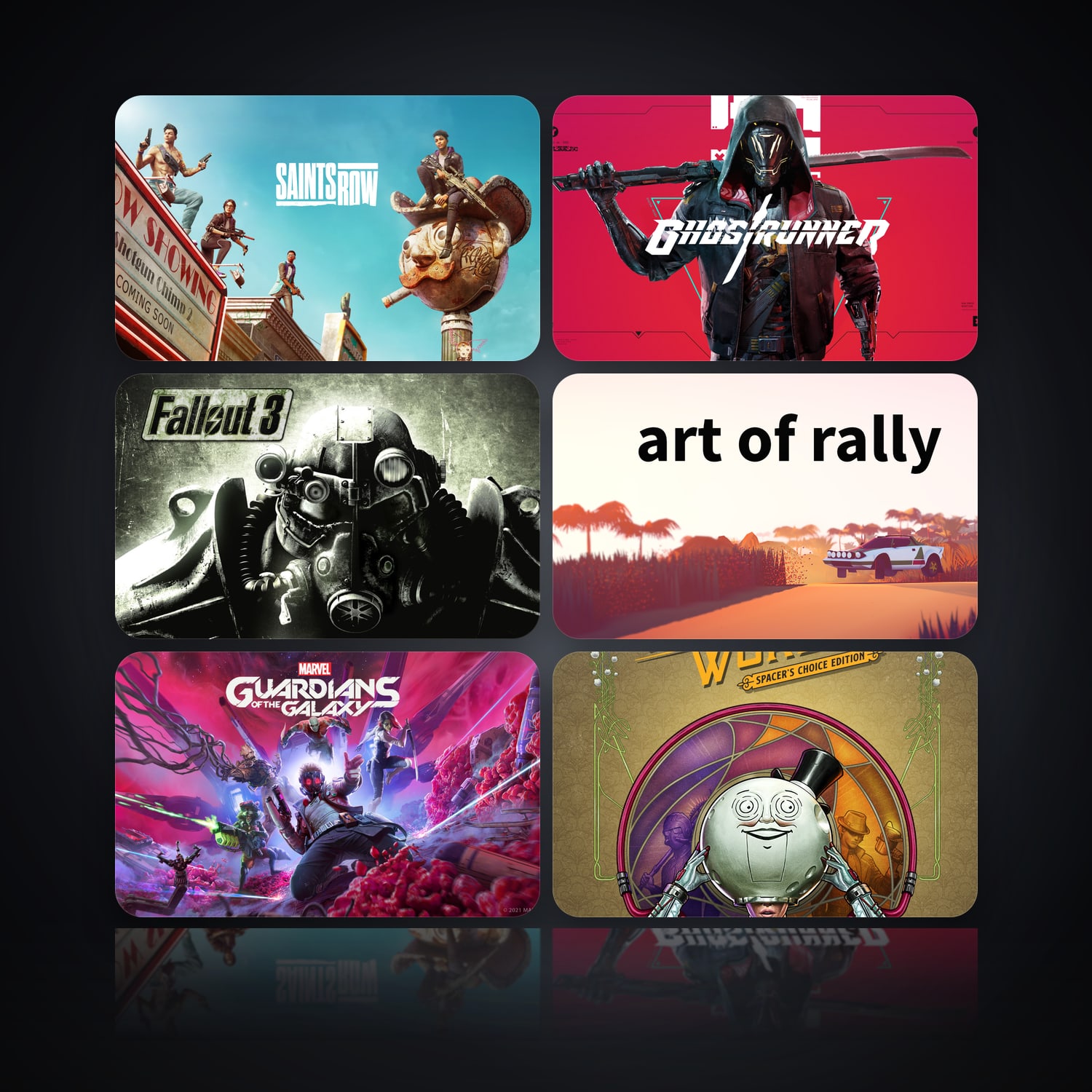 هالحساب إبك فيه Saints Row وGhostrunner، TR، 8 ألعاب — HabibiAccounts