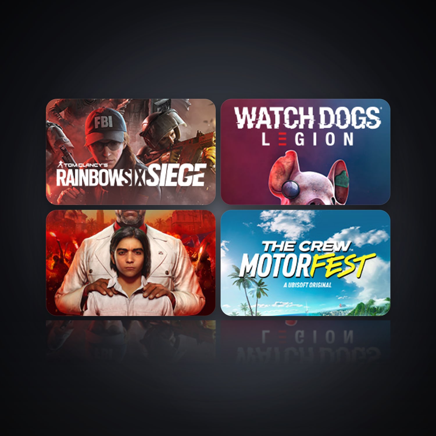 Tom Clancy's Rainbow Six Siege & Watch Dogs: Legion | 4 Games — HabibiAccounts