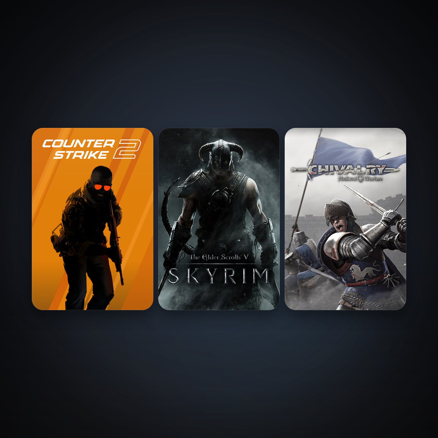 CS2 Prime + The Elder Scrolls V: Skyrim, 3 games, clean — HabibiAccounts