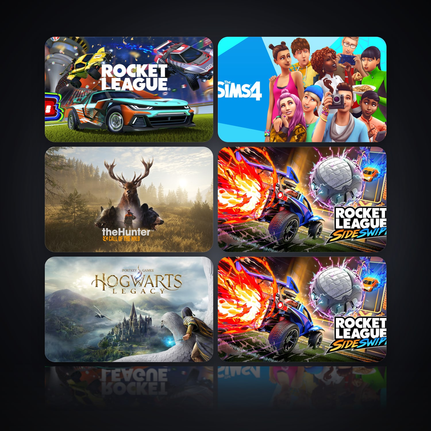 Rocket League & The Sims 4 | 6 Games — HabibiAccounts