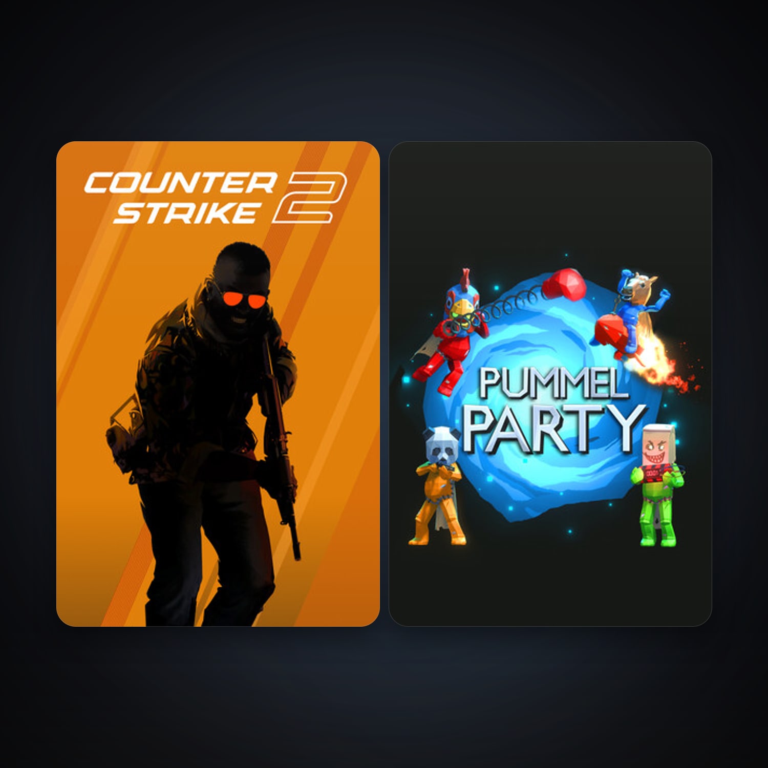 CS2 Prime + Pummel Party, 2 games, clean — HabibiAccounts