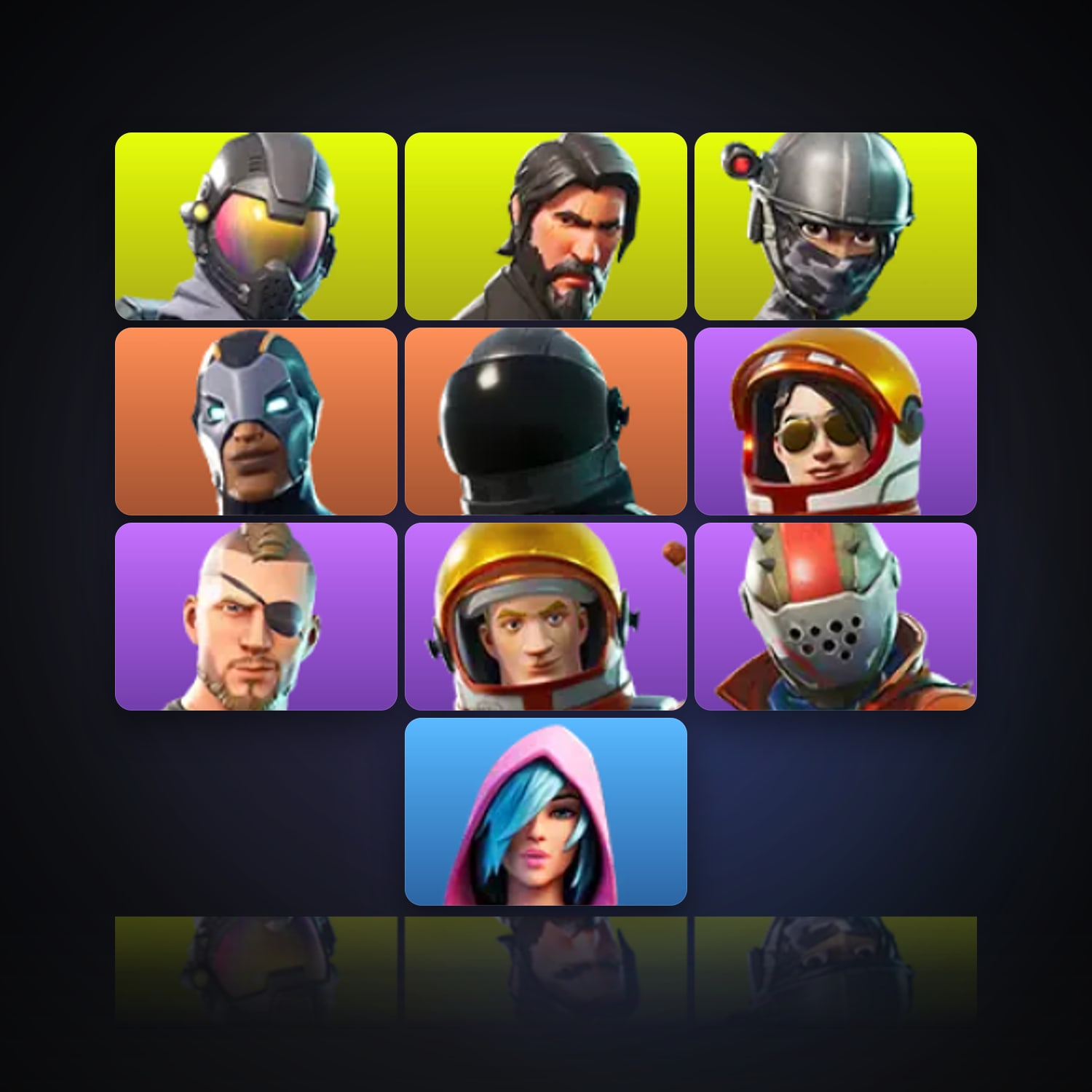 Fortnite | 10 Skins | 1.1K V-Bucks | Level 220 | 42 Wins — HabibiAccounts