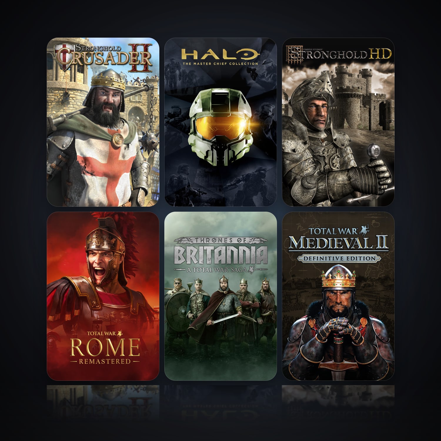 Stronghold Crusader 2 & Halo: The Master Chief Collection | 17 Games | Clean — HabibiAccounts