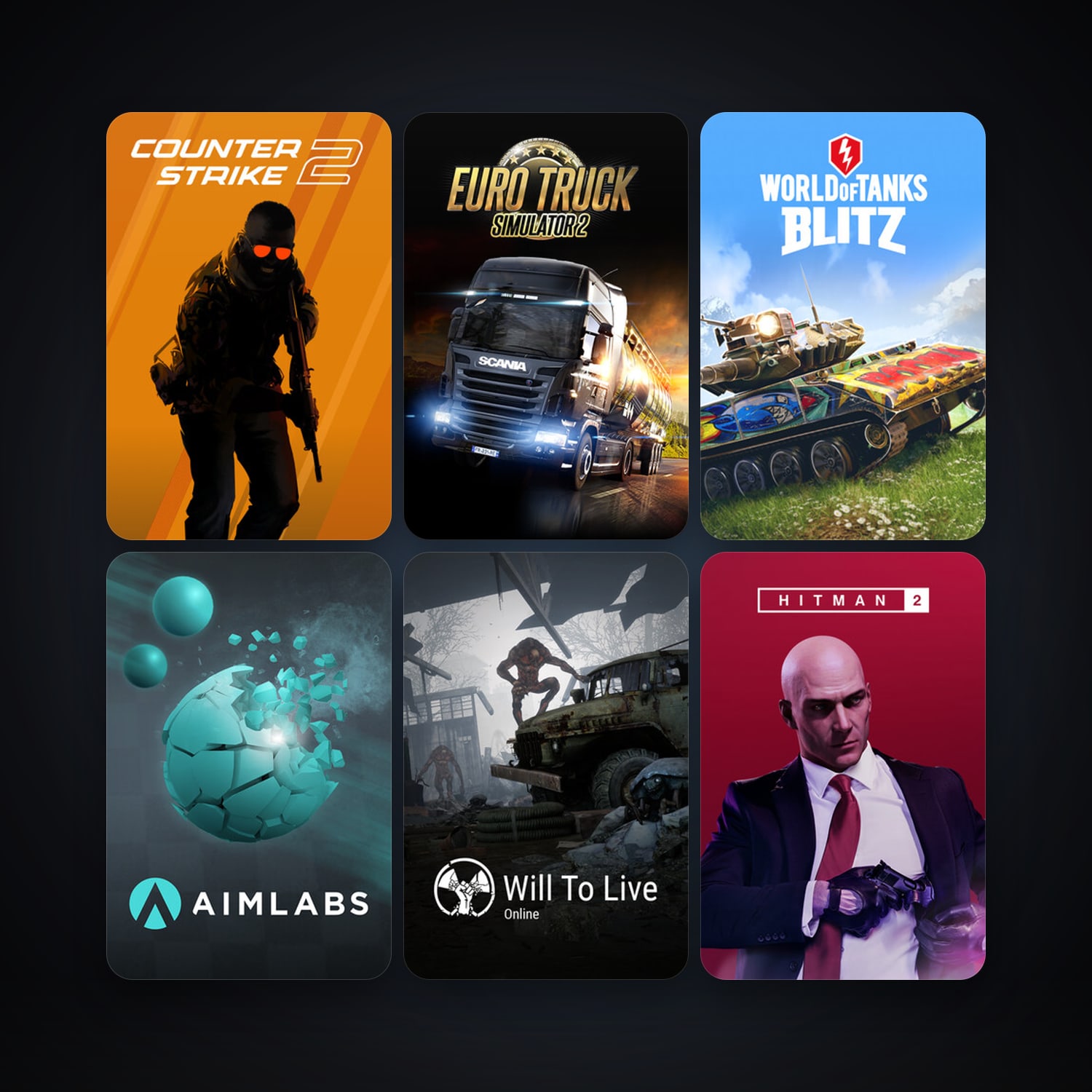 CS2 Prime + Euro Truck Simulator 2, 17 games, clean — HabibiAccounts