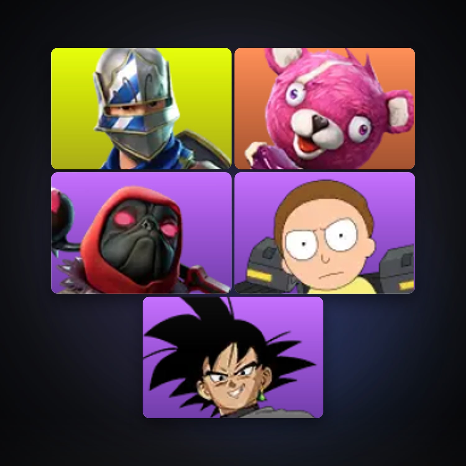 Fortnite | 5 Skins | 350 V-Bucks | Level 89 — HabibiAccounts