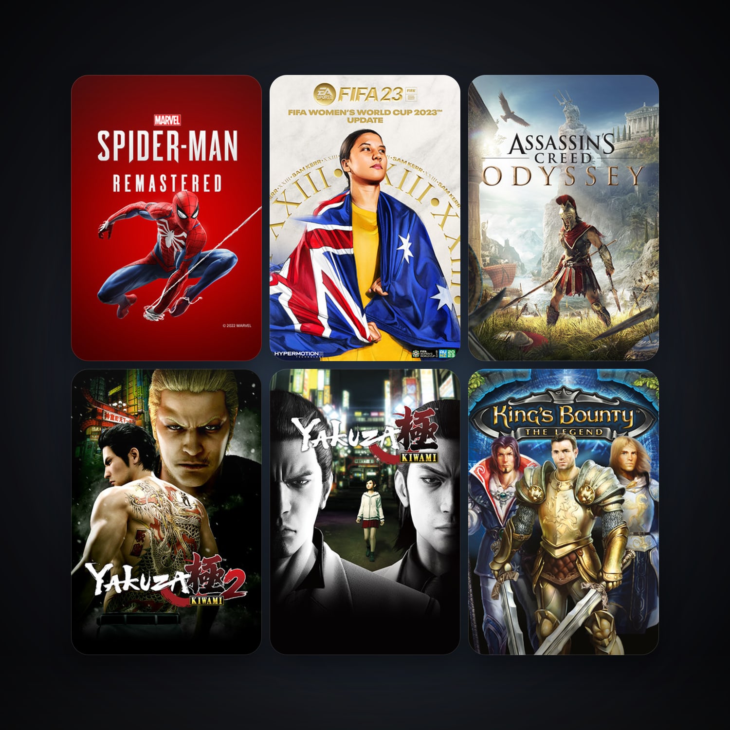 King's Bounty: Armored Princess + BioShock Infinite, 18 games, clean — HabibiAccounts