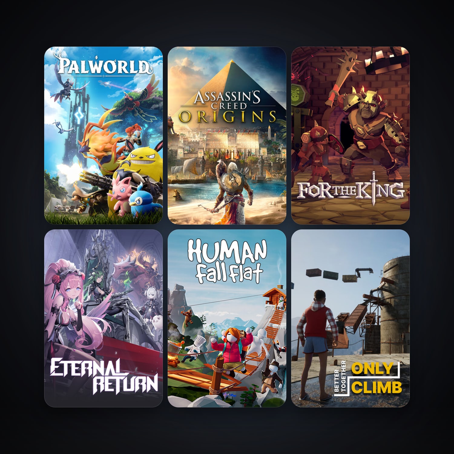 Human: Fall Flat + For The King, 29 games, clean — HabibiAccounts