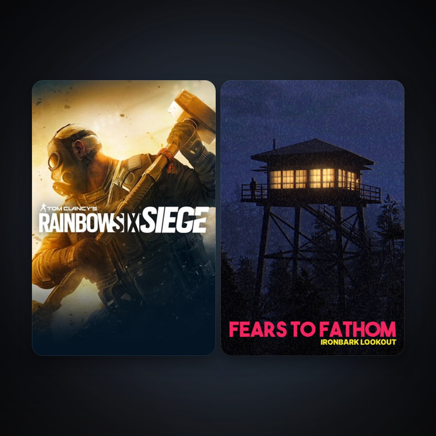Tom Clancy's Rainbow Six Siege + Fears to Fathom - Ironbark Lookout, 3 games, clean — HabibiAccounts