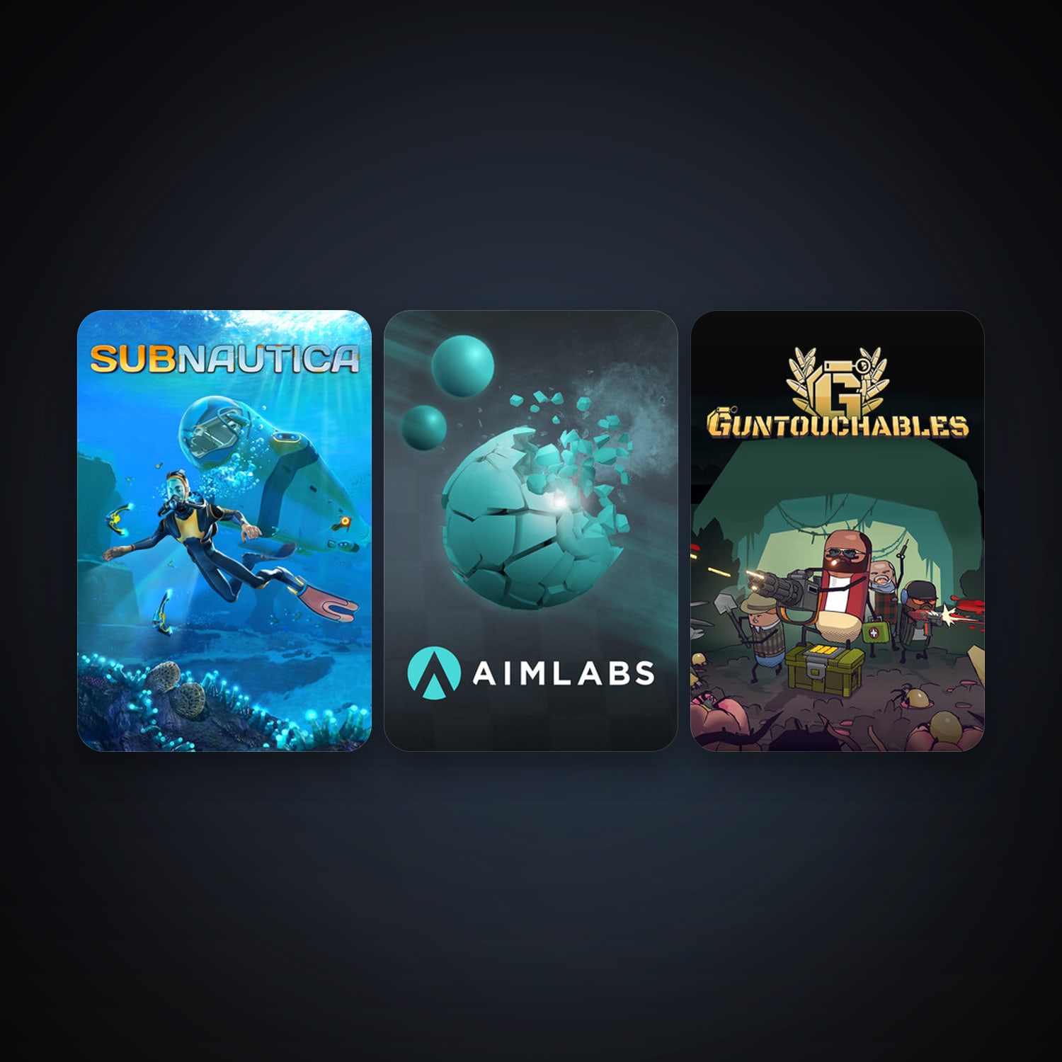 Subnautica + Aimlabs, 8 games, clean — HabibiAccounts