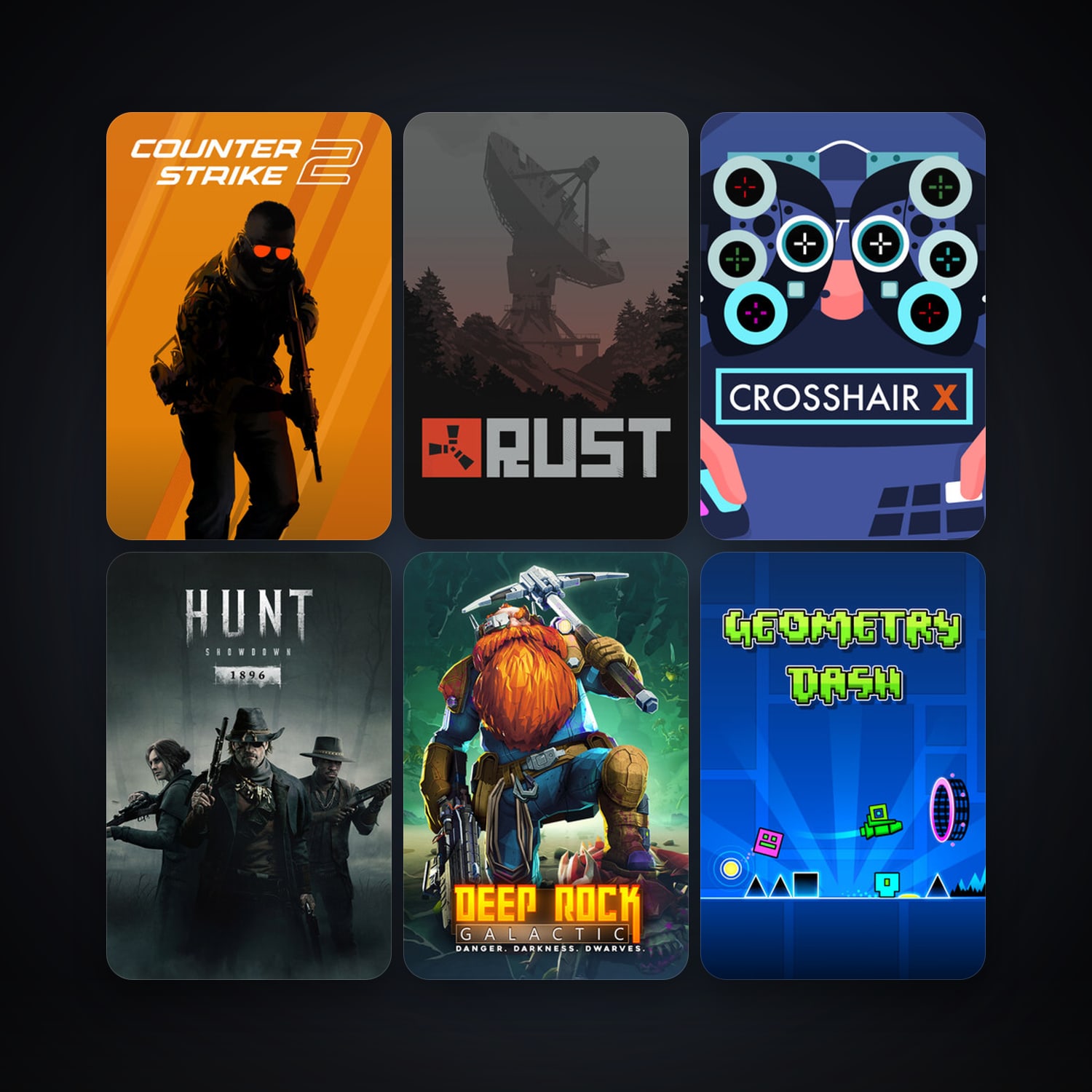 Rust & Crosshair X | 39 Games | Clean — HabibiAccounts