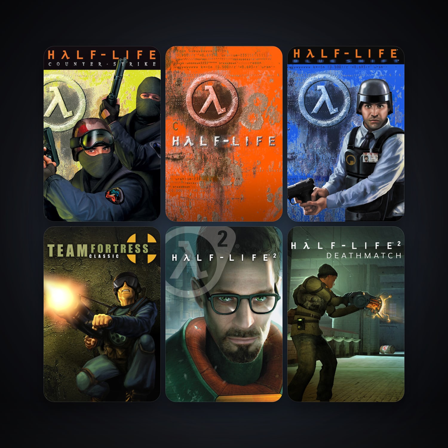 Counter-Strike + Team Fortress Classic, 13 games, clean — HabibiAccounts