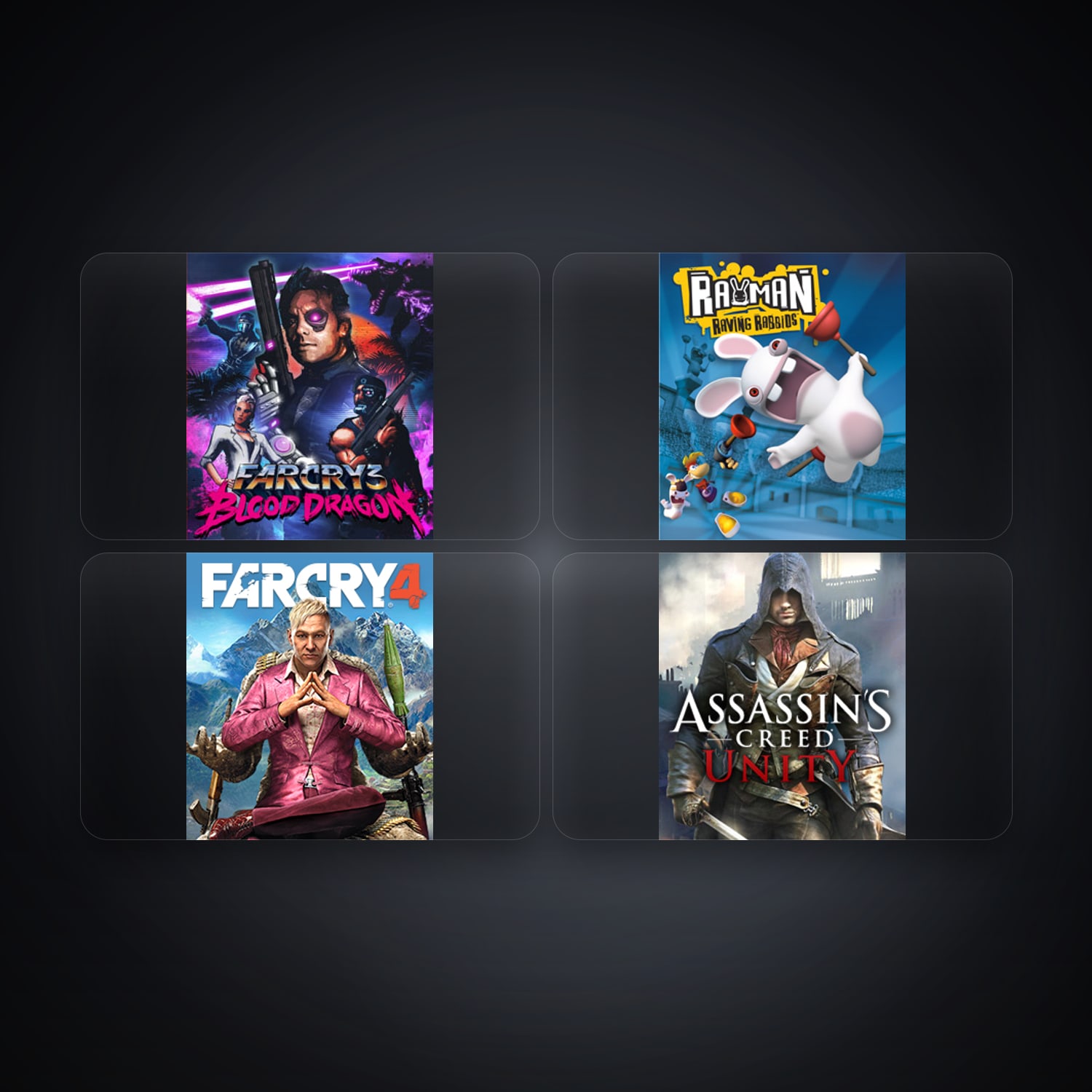 Ubisoft account — Far Cry 3 Blood Dragon + Rayman Raving Rabbids — ES — 5 games — HabibiAccounts