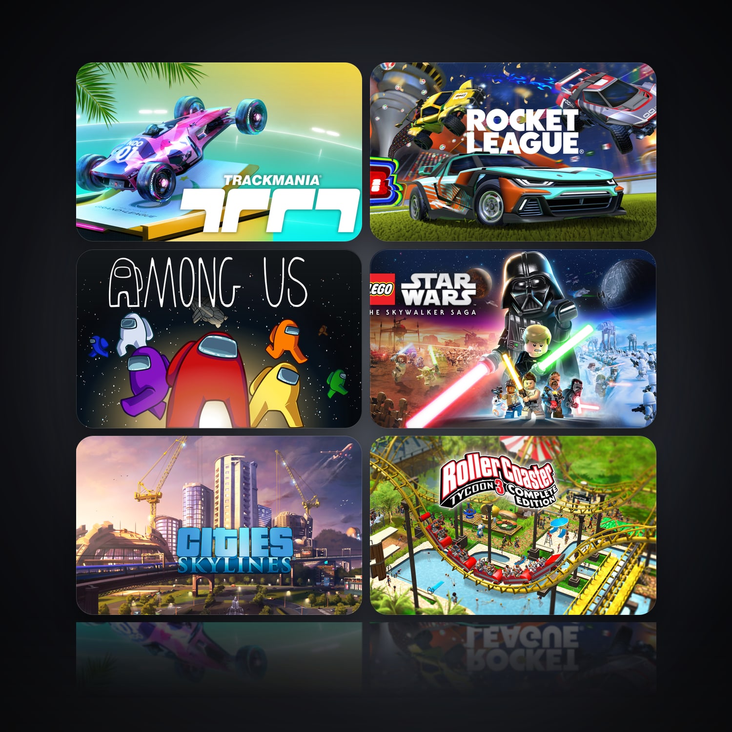 Trackmania & Rocket League | 13 Games — HabibiAccounts