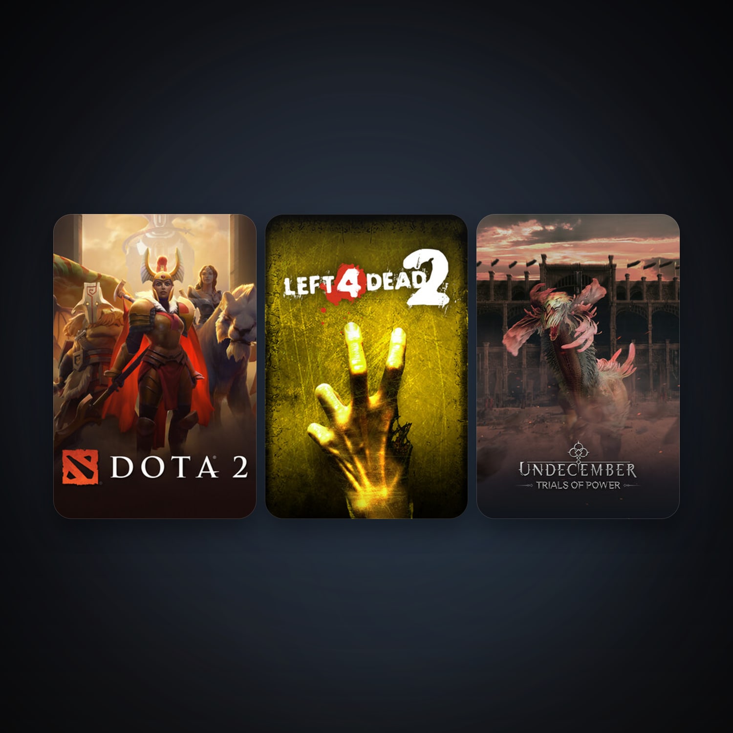 Left 4 Dead 2 + Dota 2, 7 games, clean — HabibiAccounts