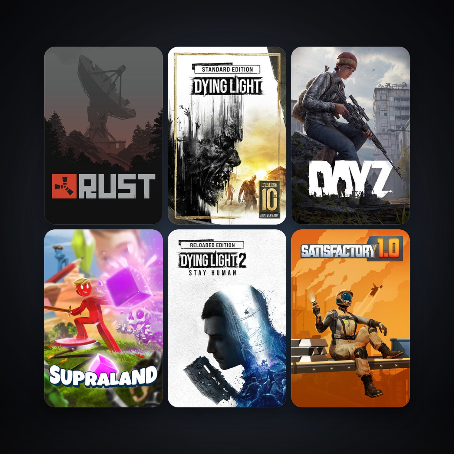 DayZ + Dying Light, 27 games, clean — HabibiAccounts