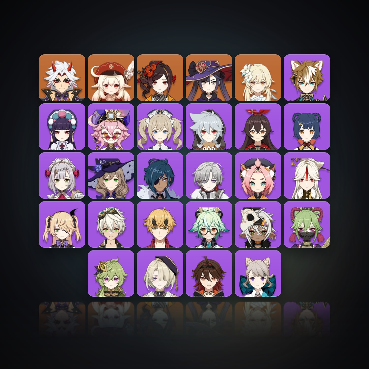 Genshin Impact | AR 50 | 28 Chars | 4× 5★ — HabibiAccounts