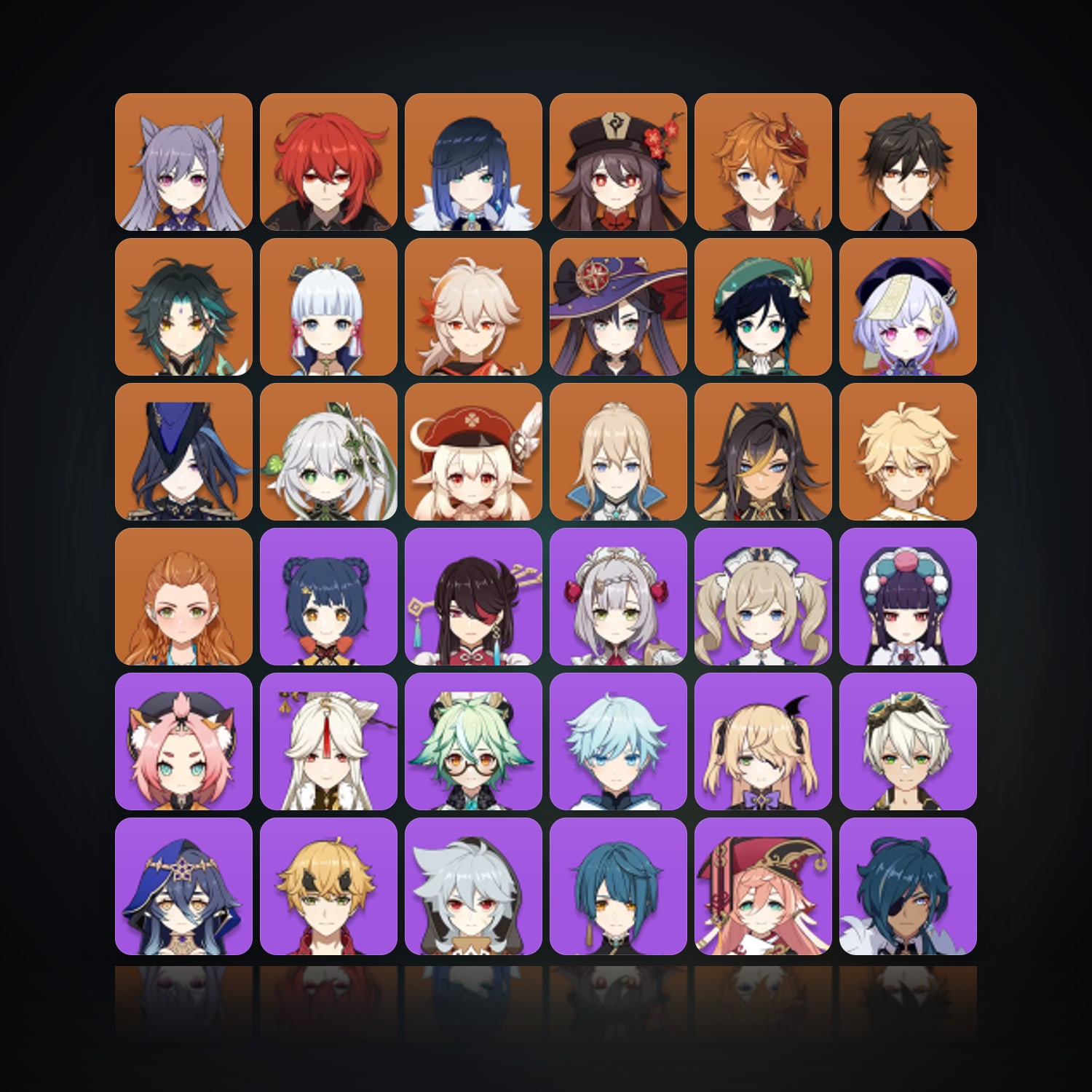 Genshin Impact | AR 57 | 58 Chars | 17× 5★ — HabibiAccounts