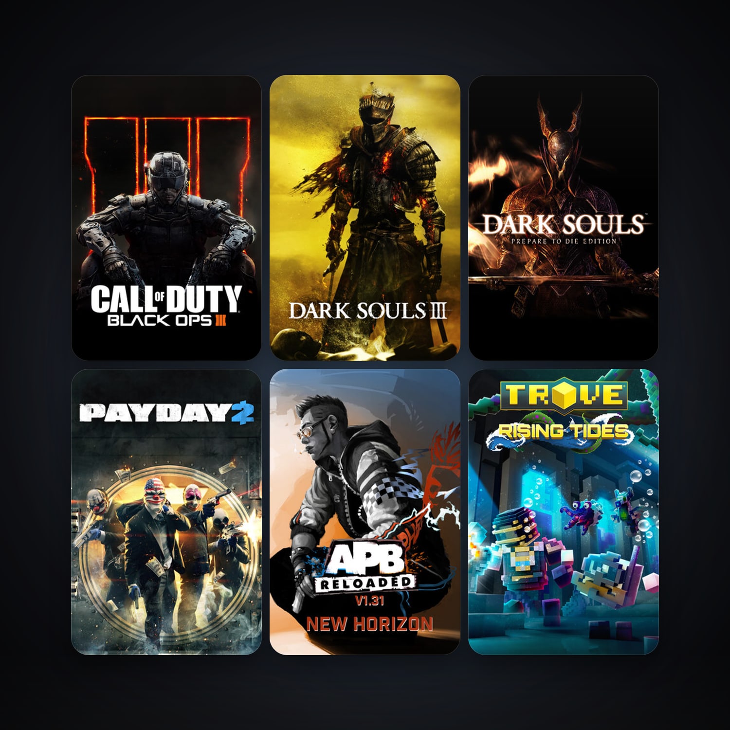 APB Reloaded + DARK SOULS: Prepare To Die Edition, 15 games, clean — HabibiAccounts
