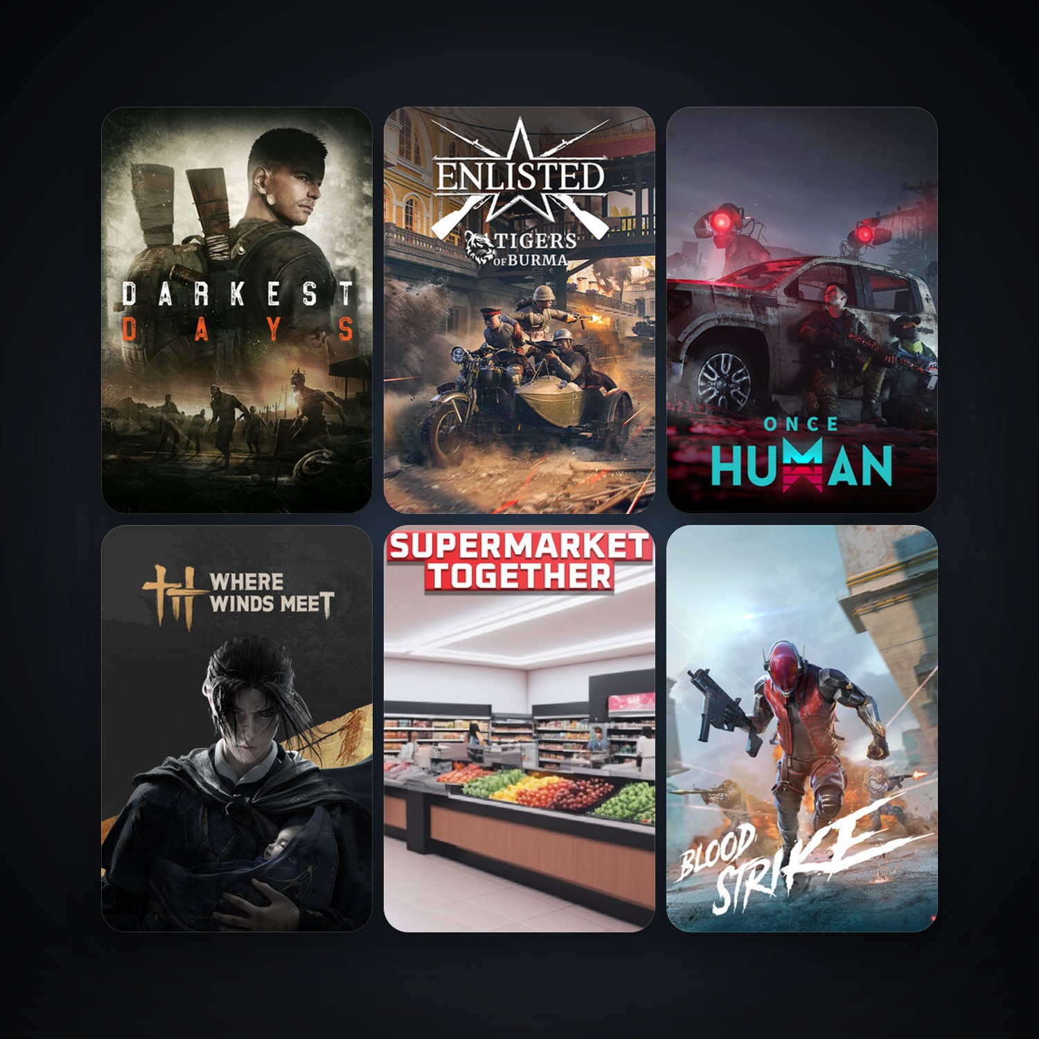 DARKEST DAYS & Enlisted | 13 Games | Clean — HabibiAccounts