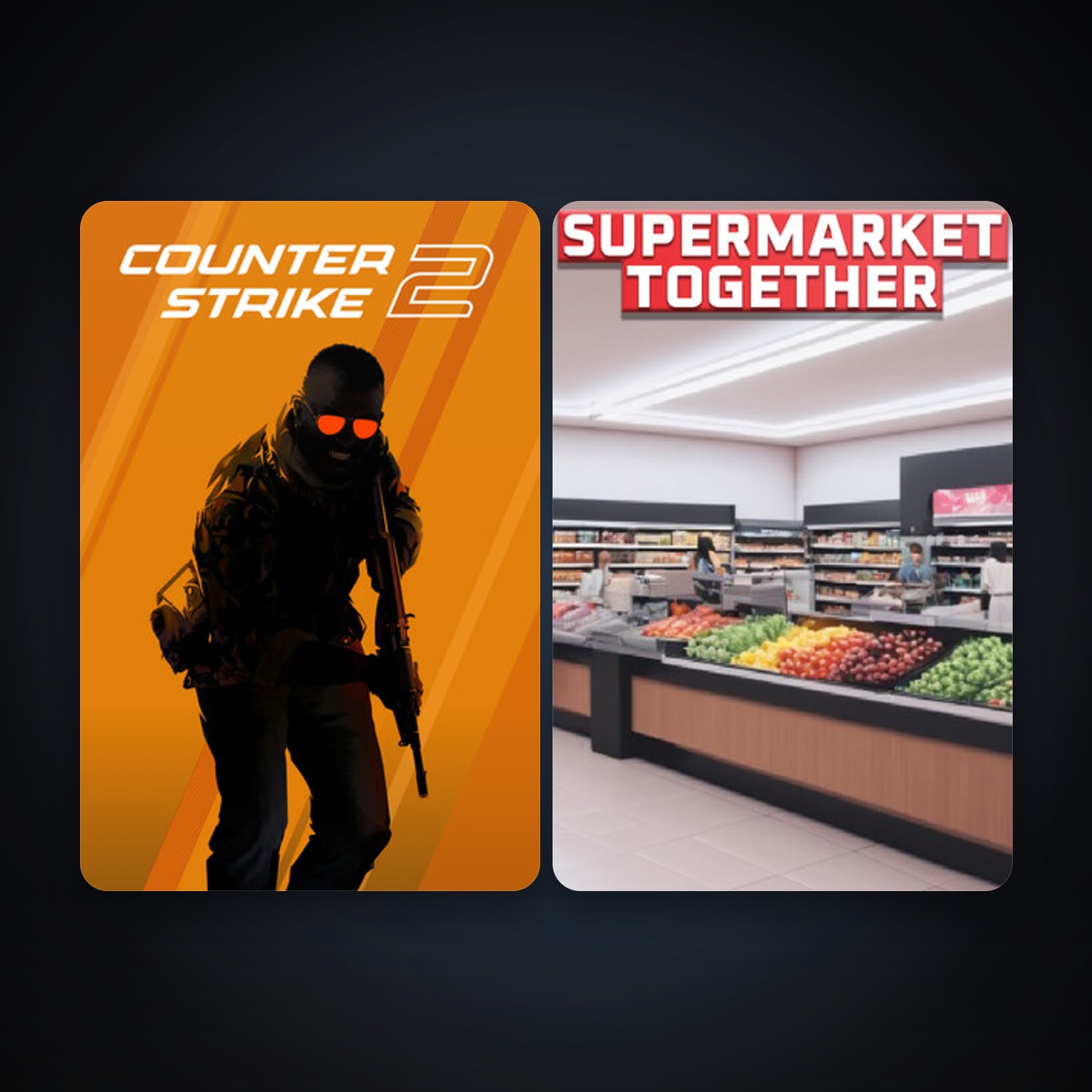 CS2 Prime + Supermarket Together, 5 games, clean — HabibiAccounts