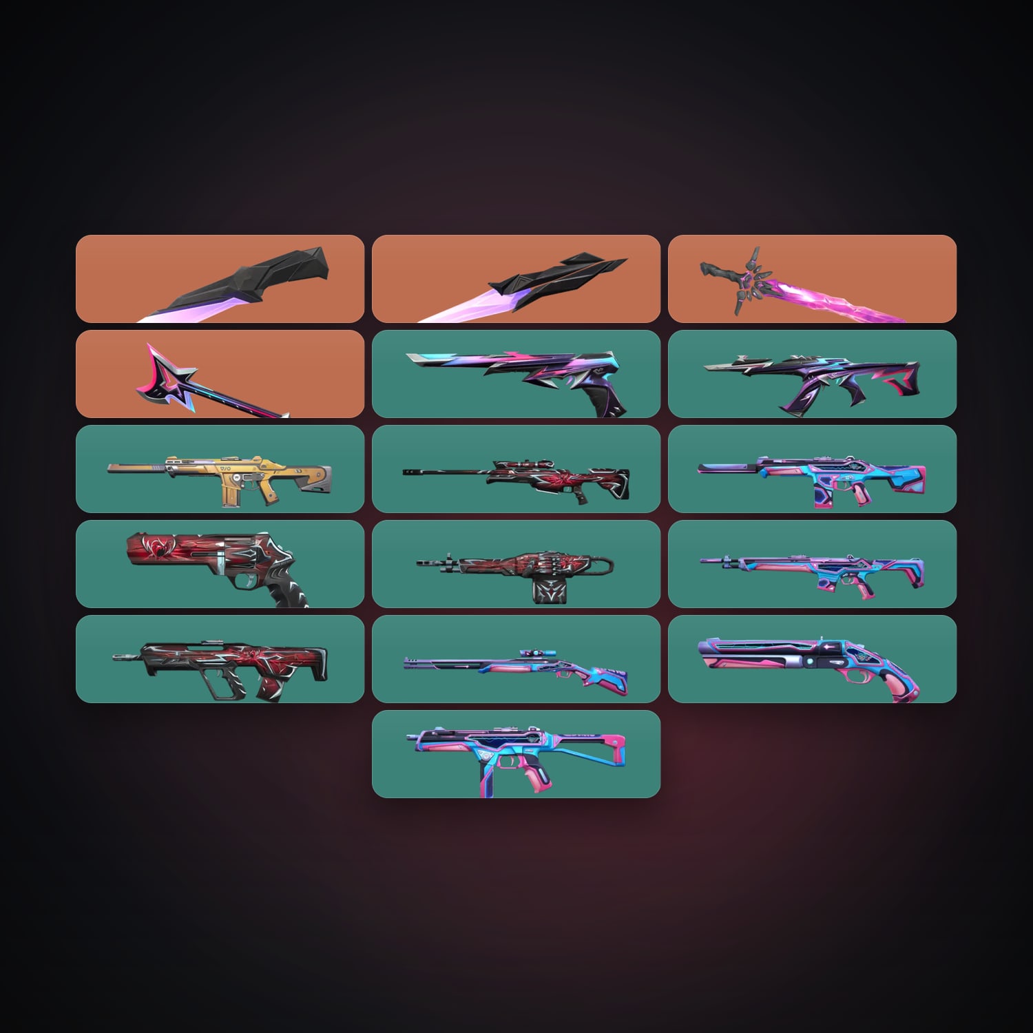 EU Silver 3 locker — 4 knives, 16 skins, lvl 45 — HabibiAccounts