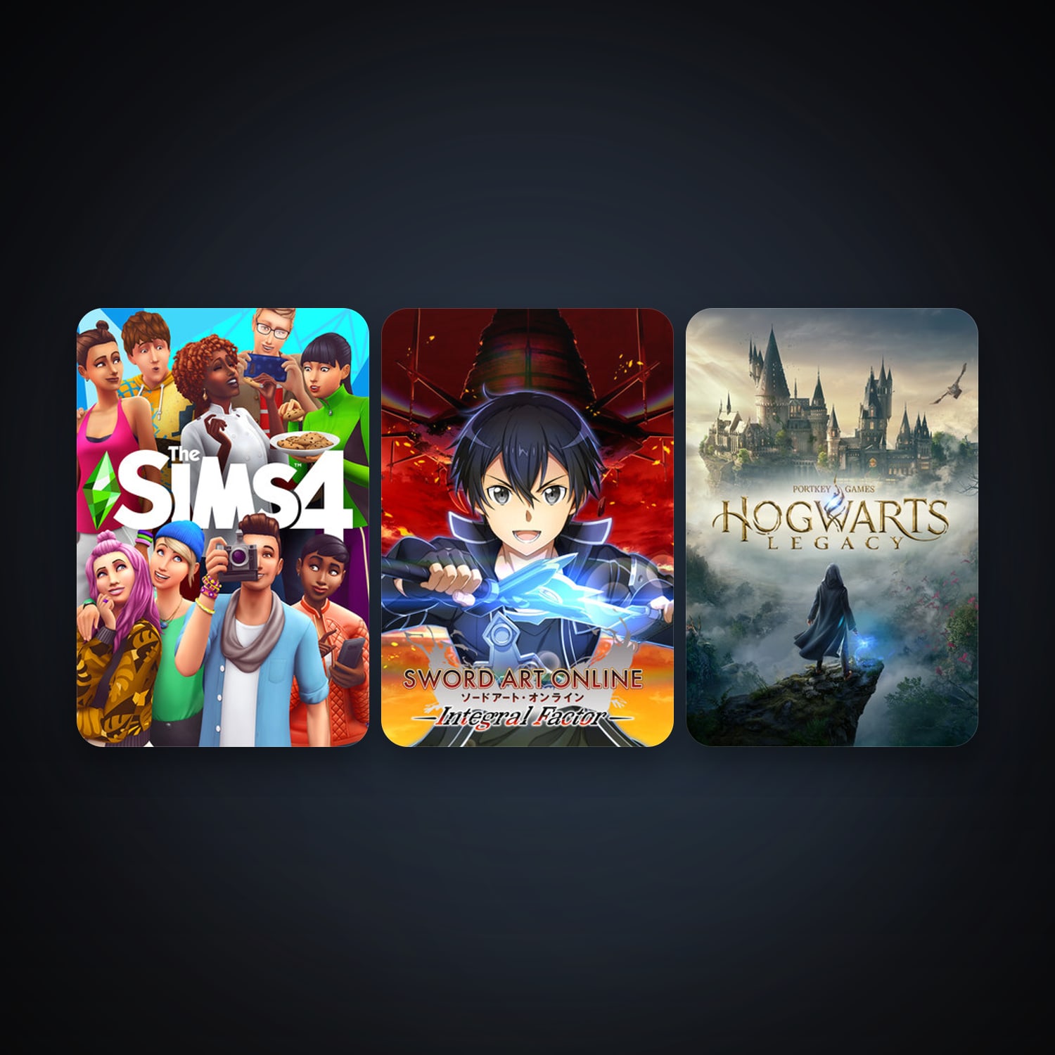 Hogwarts Legacy + The Sims 4, 5 games, clean — HabibiAccounts