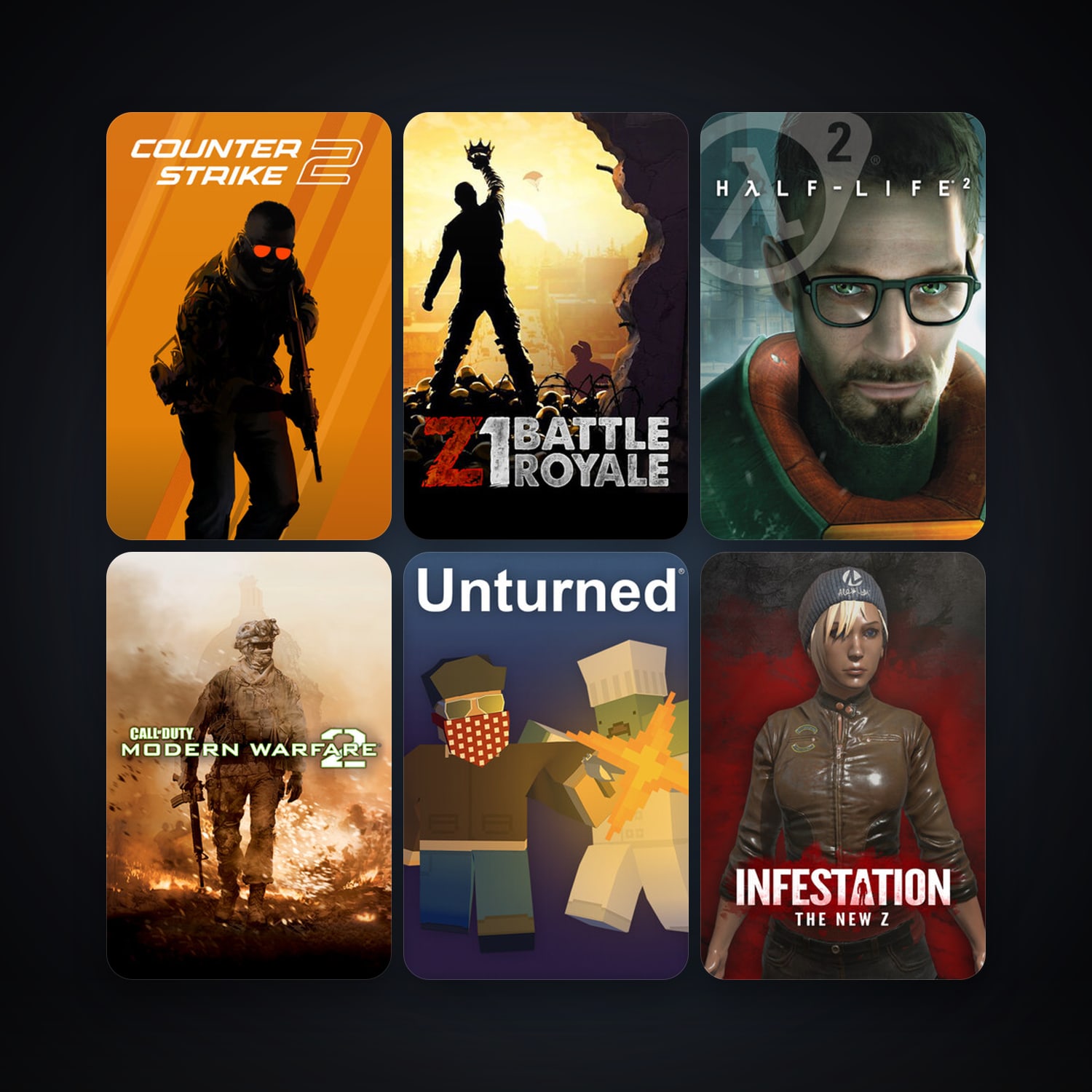 حساب ستيم فلين، Counter-Strike وHalf-Life 2، 15 لعبة، لفل 20، صامد واضح — HabibiAccounts