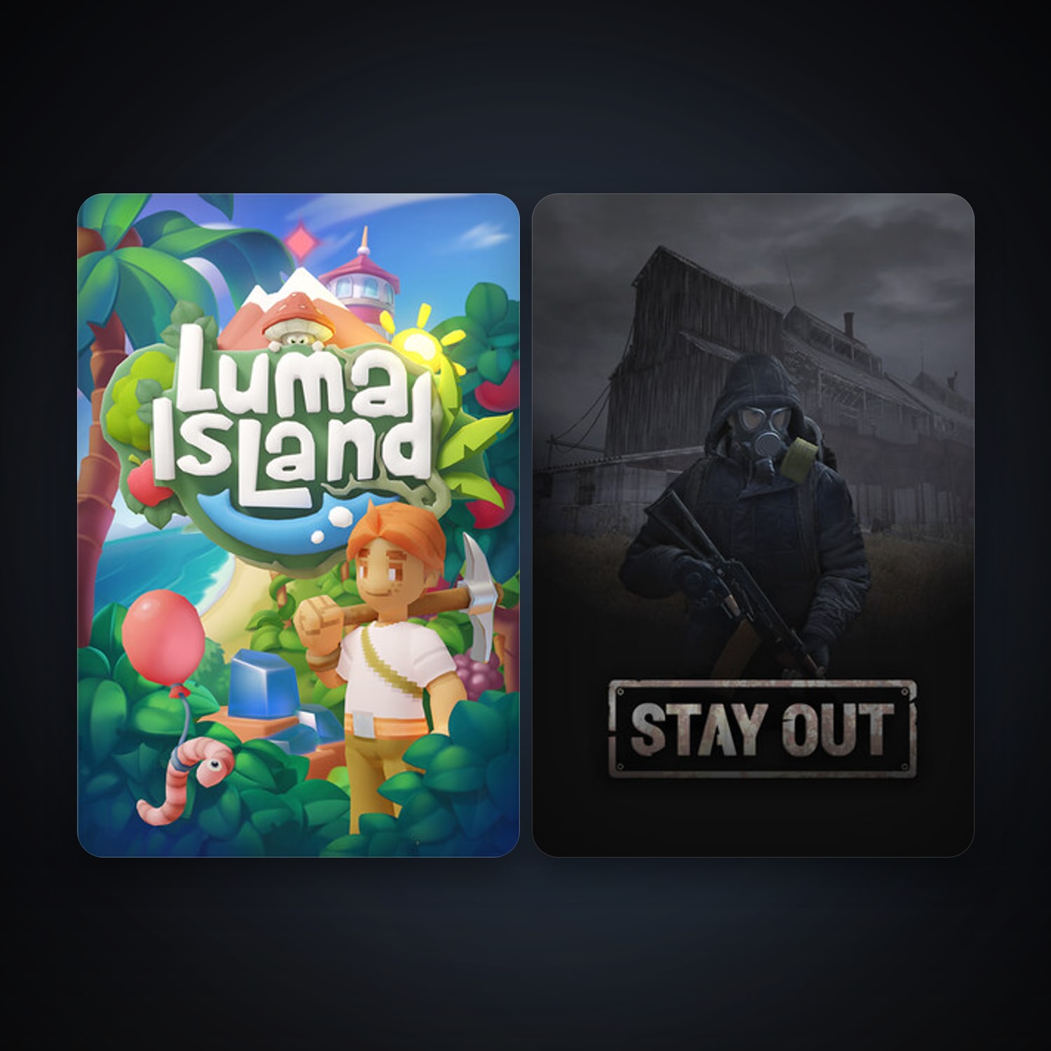 Stay Out + Luma Island, 4 games, clean — HabibiAccounts