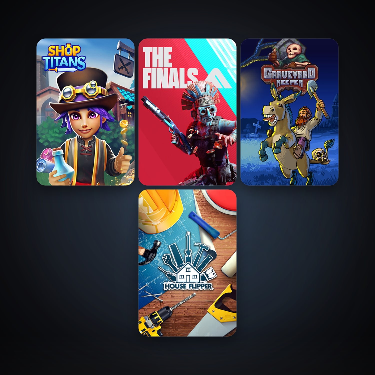 Graveyard Keeper + House Flipper, 23 games, clean — HabibiAccounts