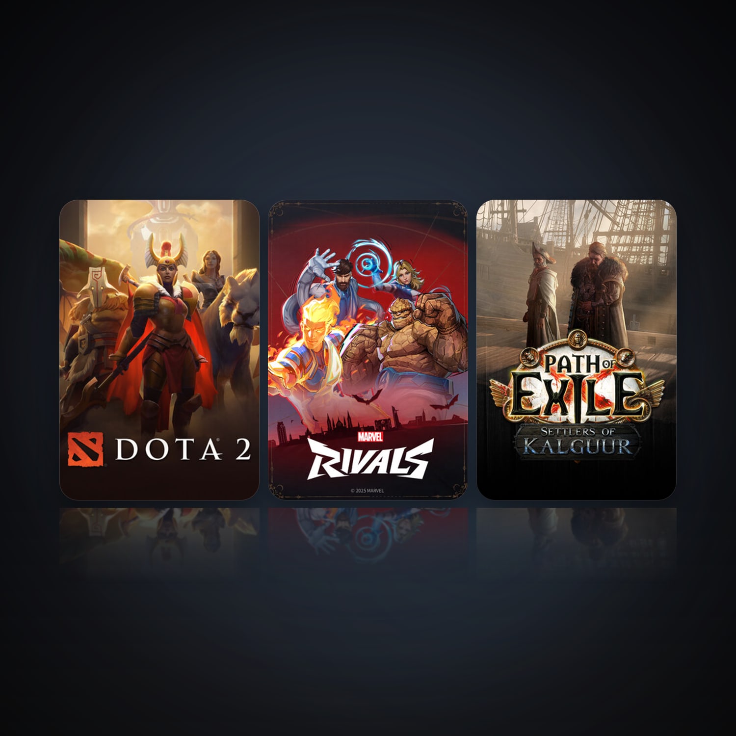 Dota 2 & Marvel Rivals — HabibiAccounts