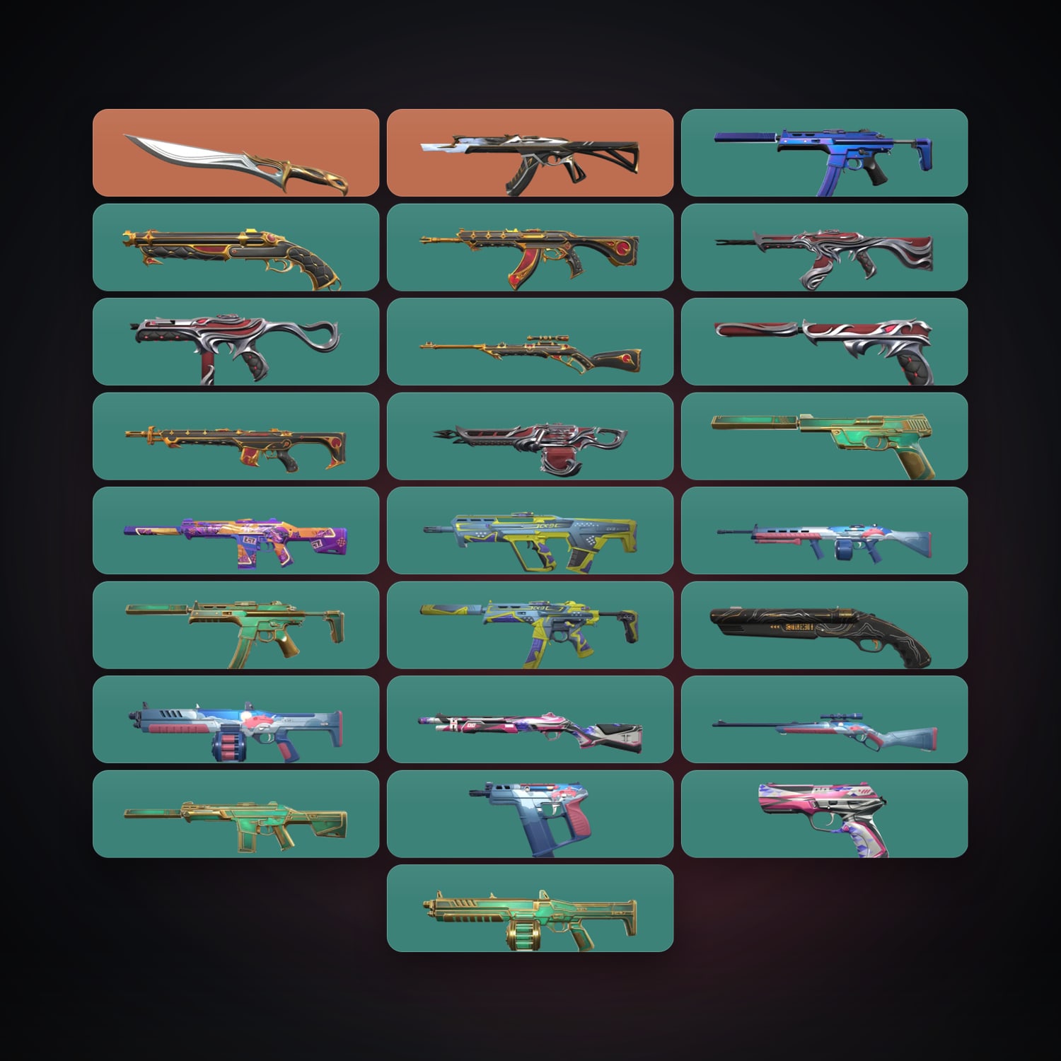 EU Plat 3 locker — 1 knives, 26 skins, lvl 72 — HabibiAccounts