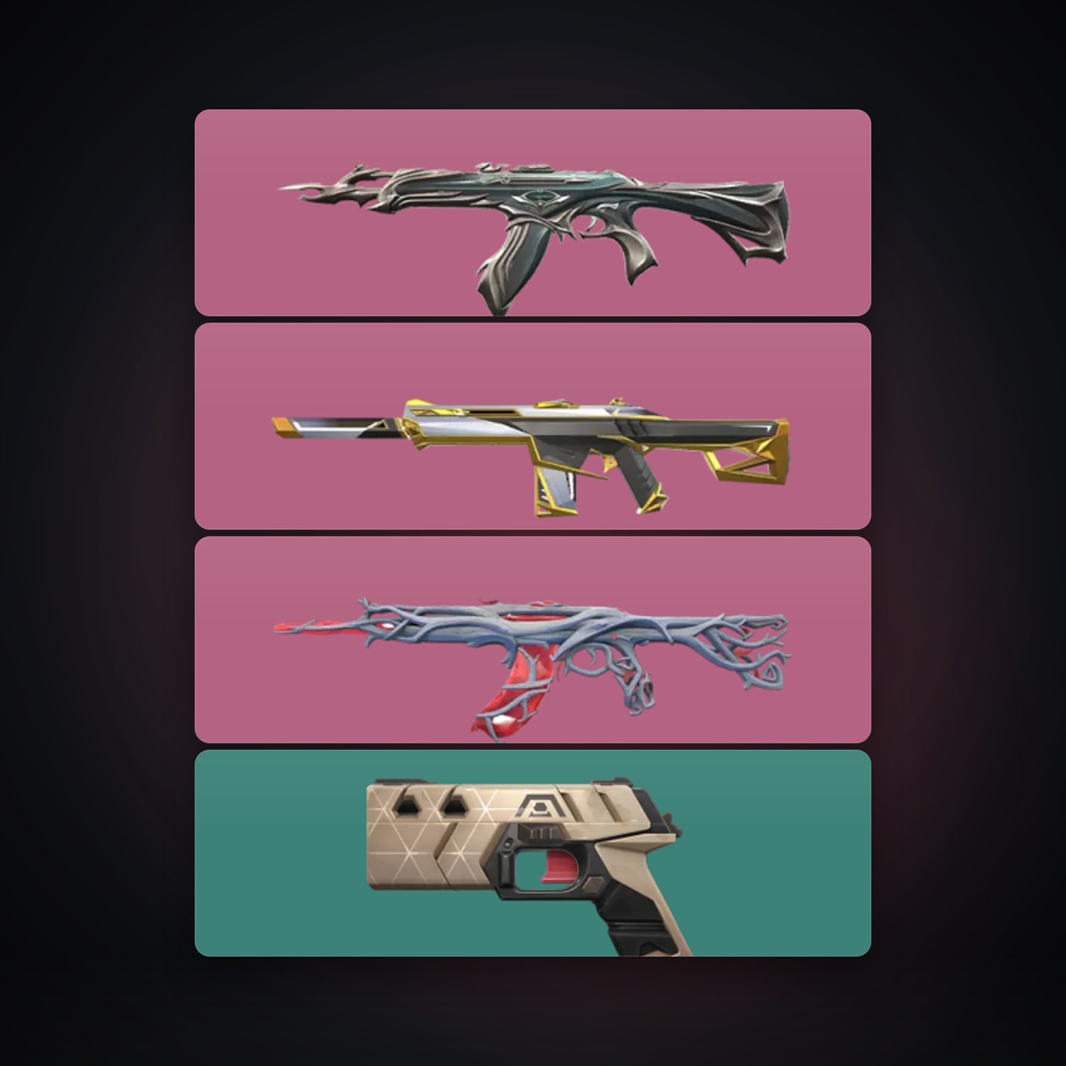 EU Gold 1 locker — 4 skins, lvl 78 — HabibiAccounts