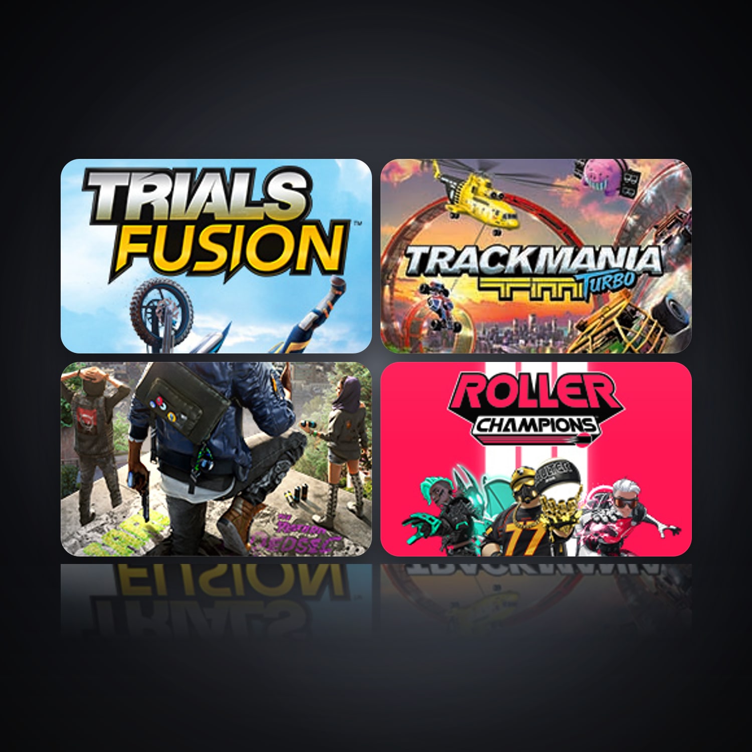 Trials Fusion & Trackmania Turbo | 4 Games — HabibiAccounts