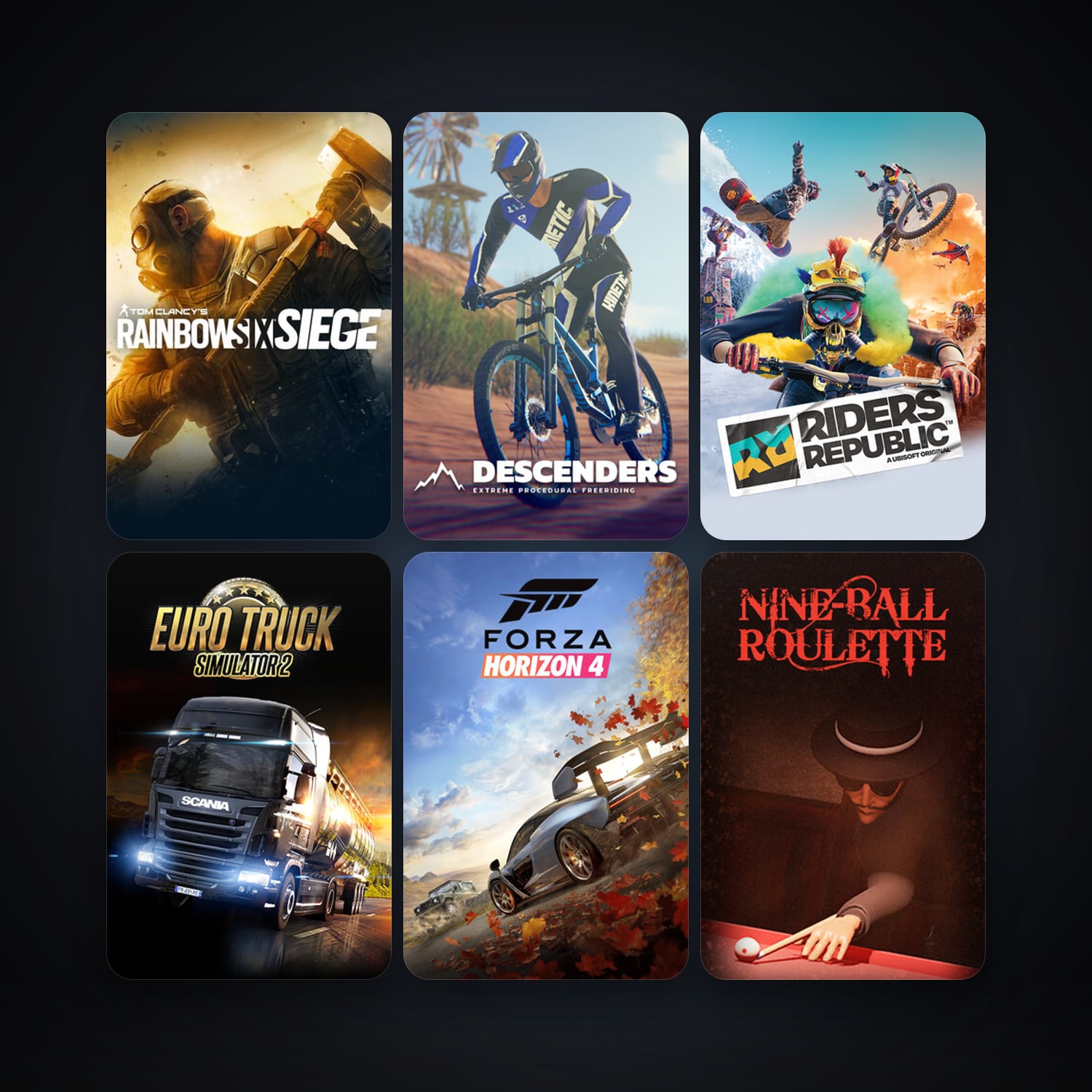 Euro Truck Simulator 2 + Assetto Corsa, 29 games, clean — HabibiAccounts