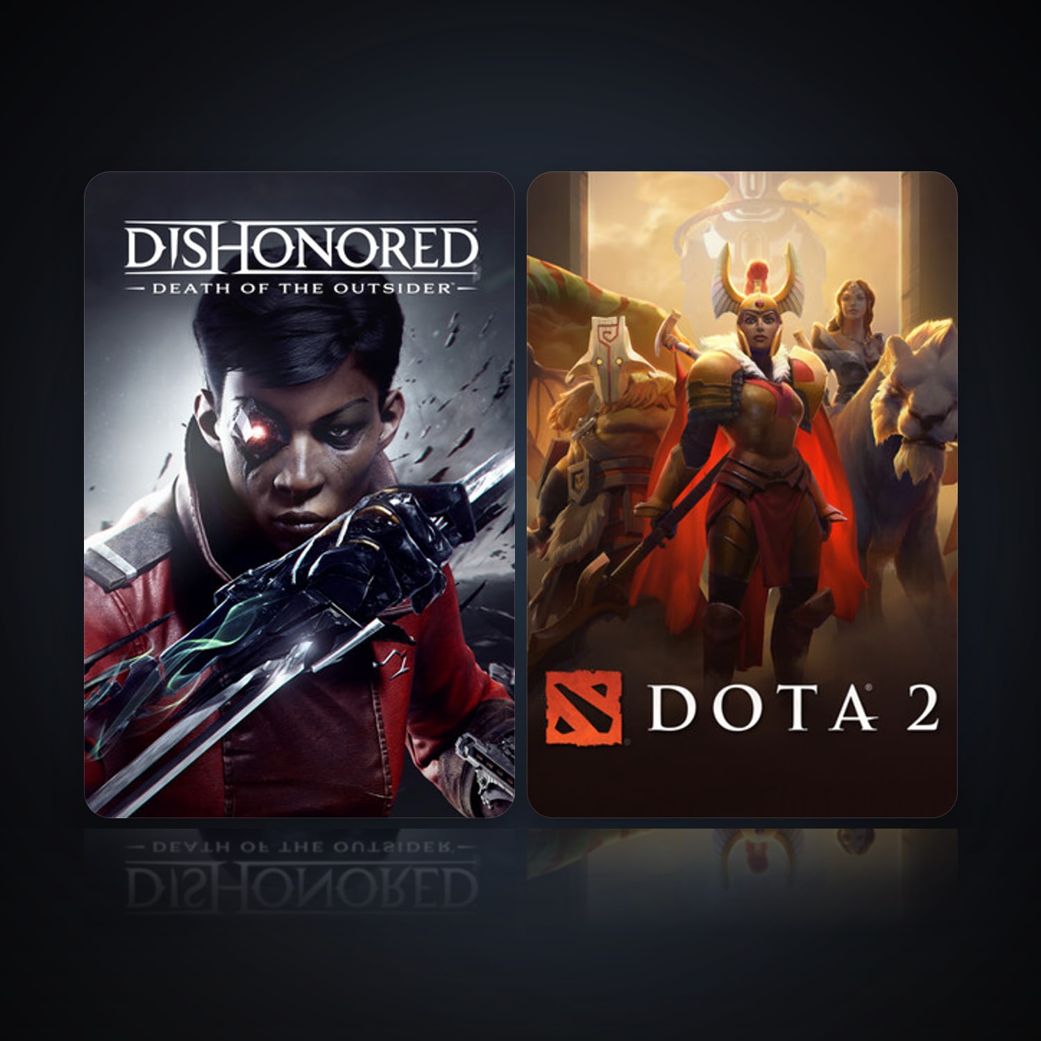 Dishonored: Death of the Outsider & Dota 2 | Clean — HabibiAccounts