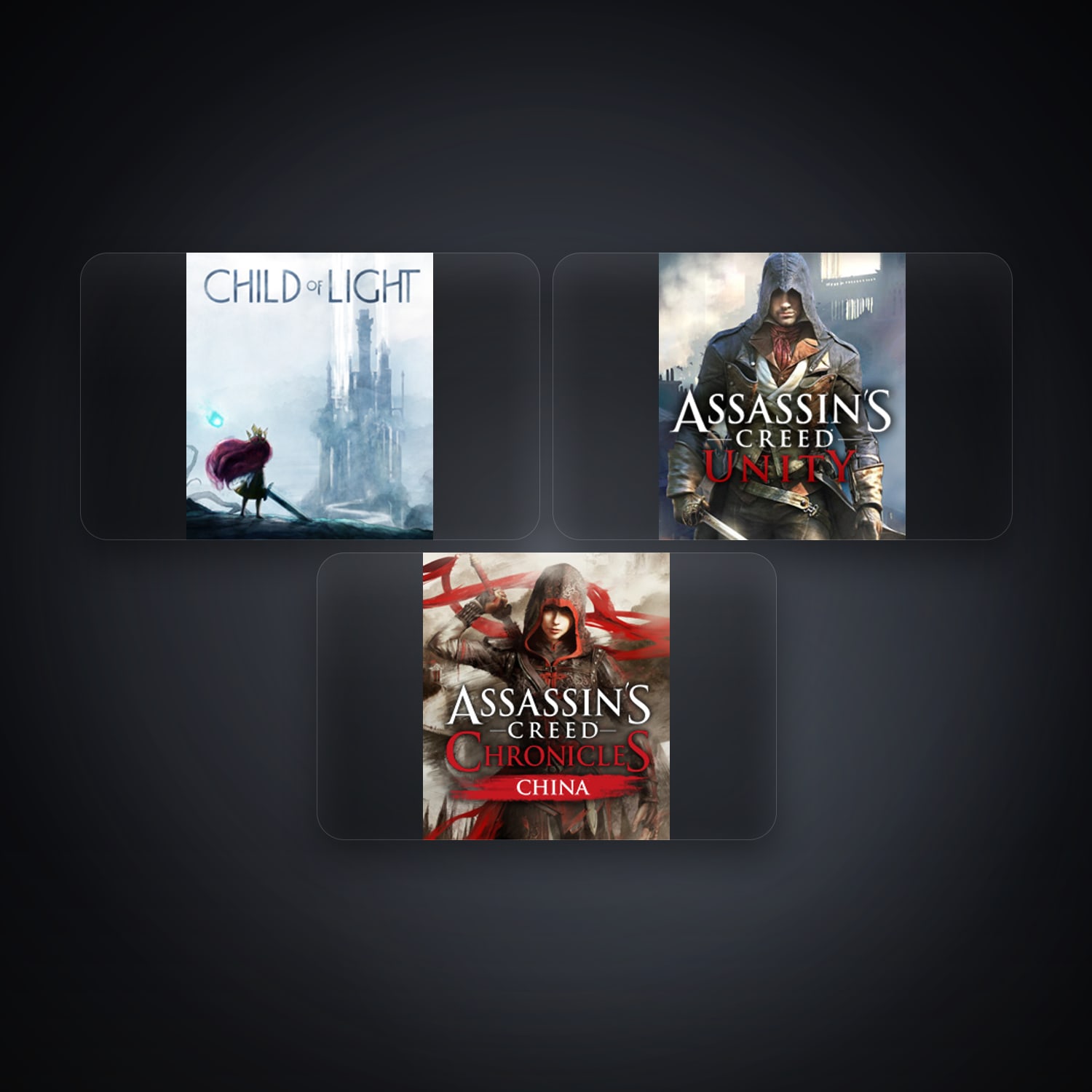 Child of Light & Assassin's Creed Unity | 3 Games — HabibiAccounts