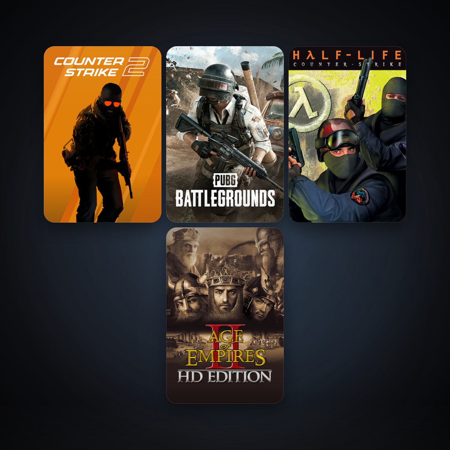 Counter-Strike + CS2 Prime, 8 games, clean — HabibiAccounts