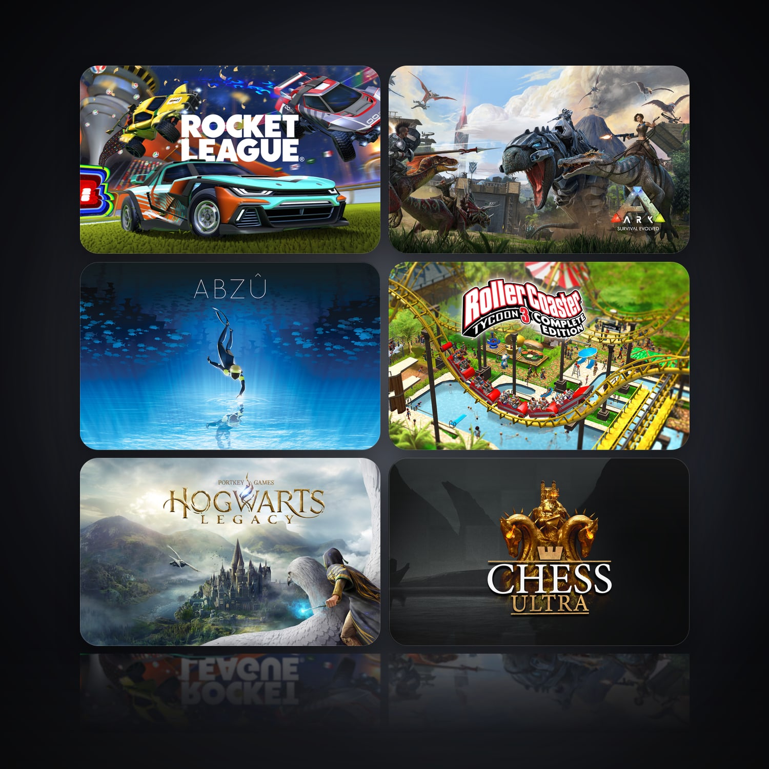 Rocket League & ARK: Survival Evolved | 6 Games — HabibiAccounts