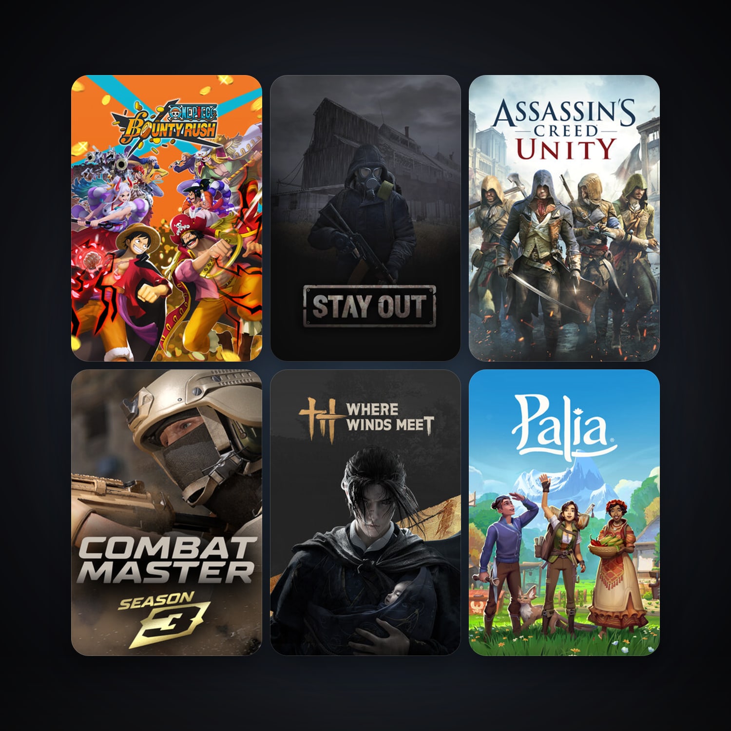 Assassin's Creed Unity + Stay Out, 7 games, clean — HabibiAccounts