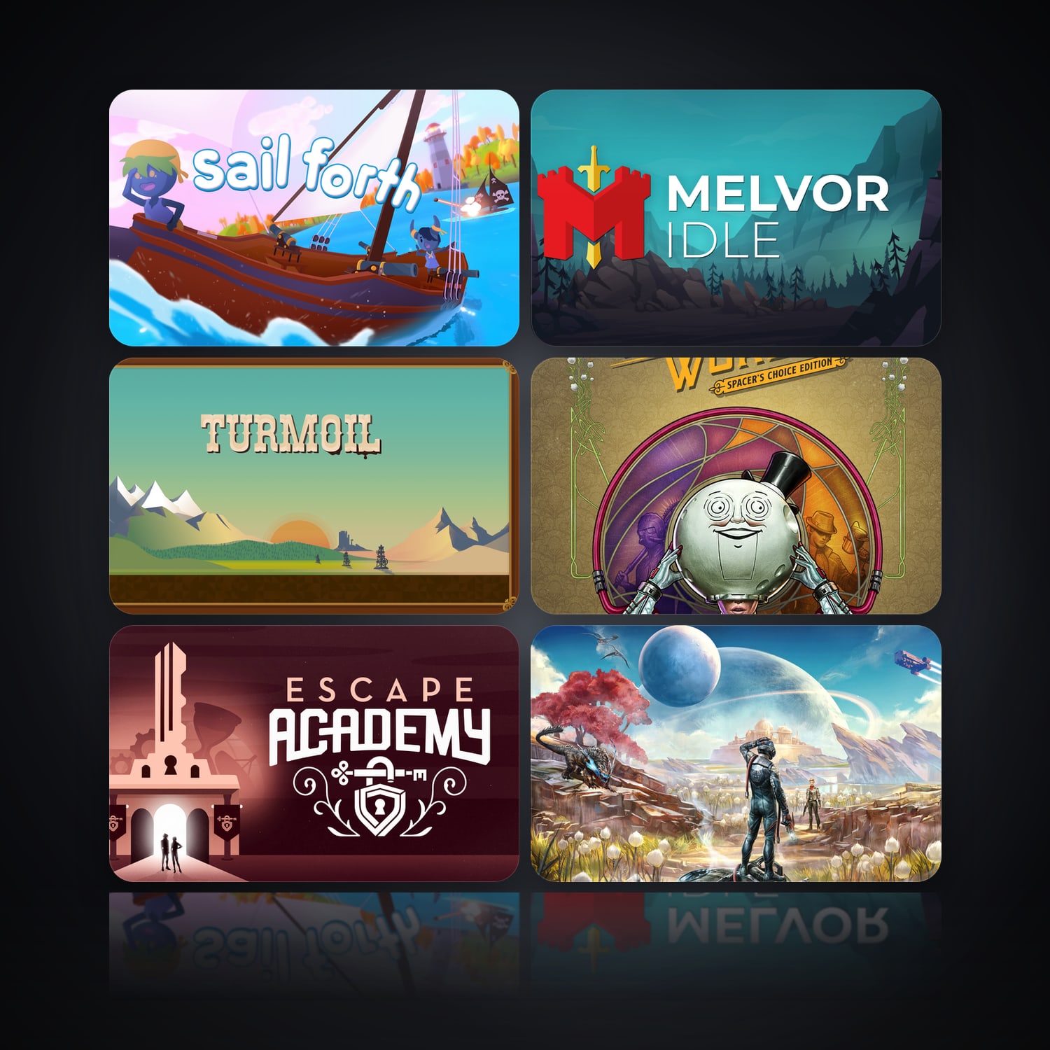 Sail Forth & Melvor Idle | 23 Games — HabibiAccounts