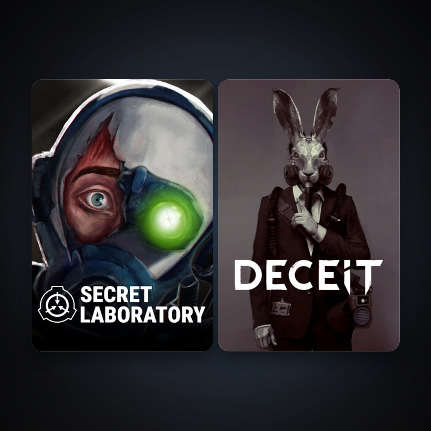 Deceit + SCP: Secret Laboratory, 3 games, clean — HabibiAccounts
