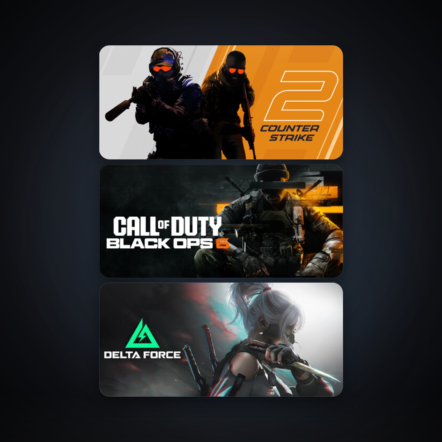 CS2 Prime + Delta Force: Hawk Ops, 7 games, clean — HabibiAccounts