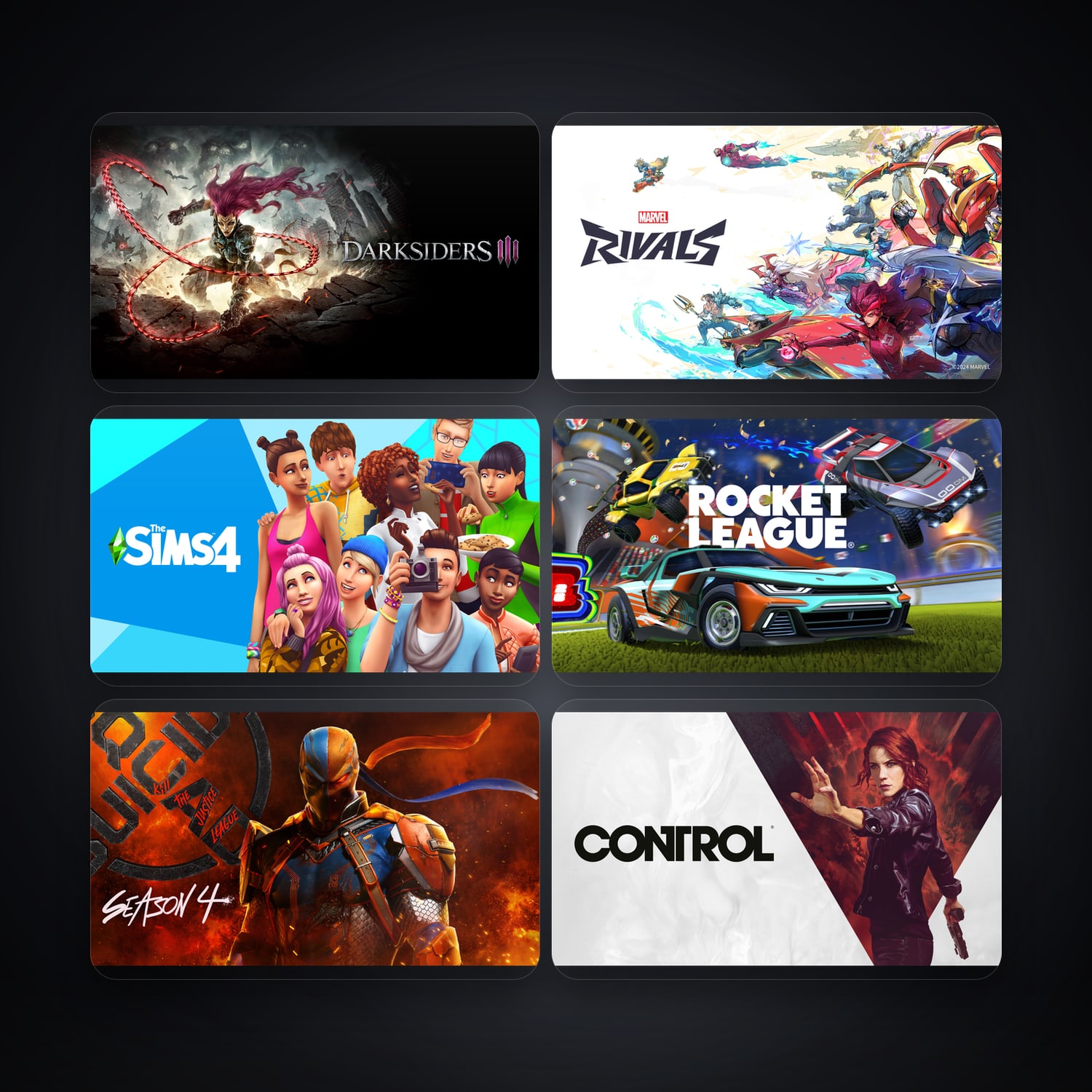 Epic Darksiders III + Marvel Rivals — PE — 141 games — HabibiAccounts