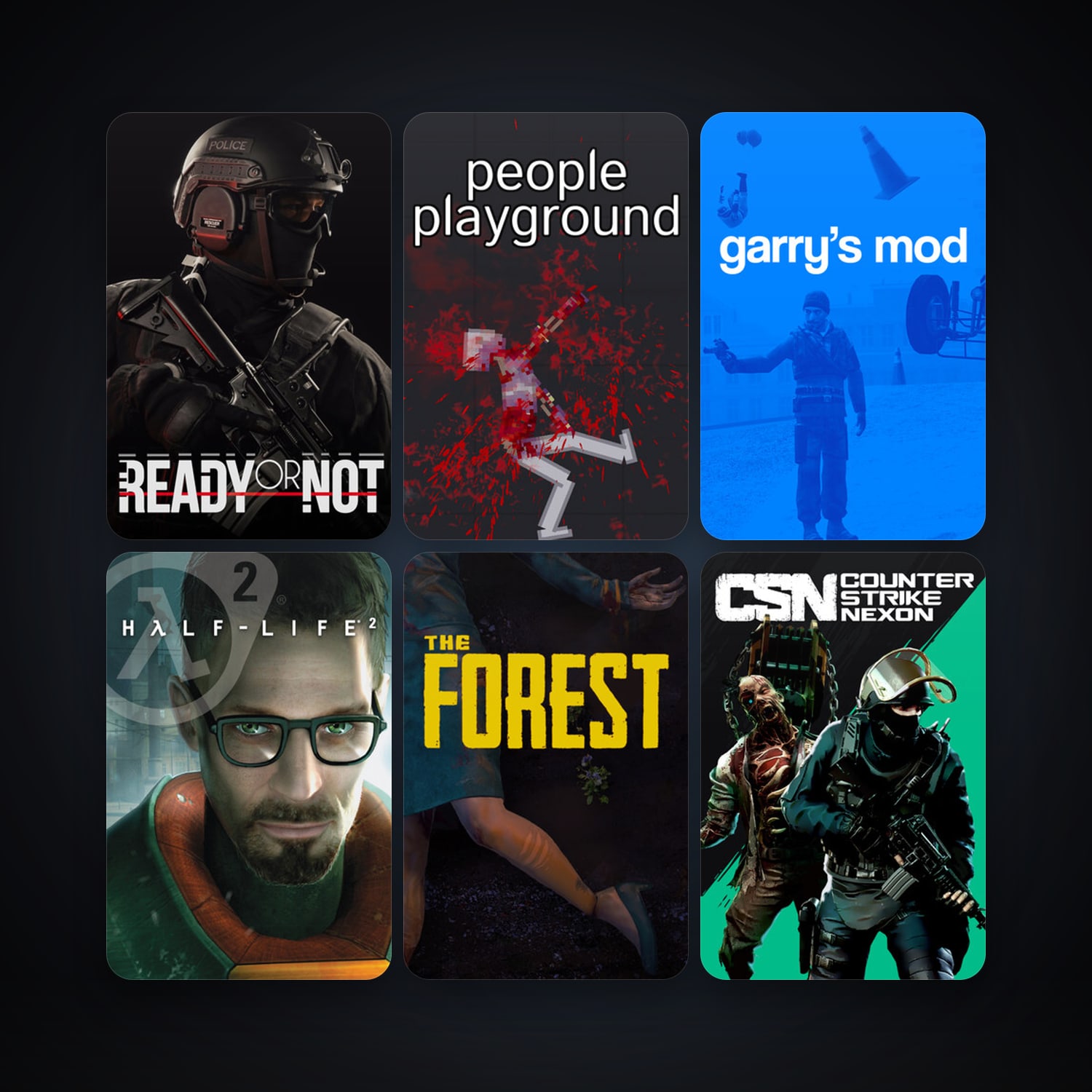 Half-Life 2 + Half-Life 2: Deathmatch, 14 games, clean — HabibiAccounts