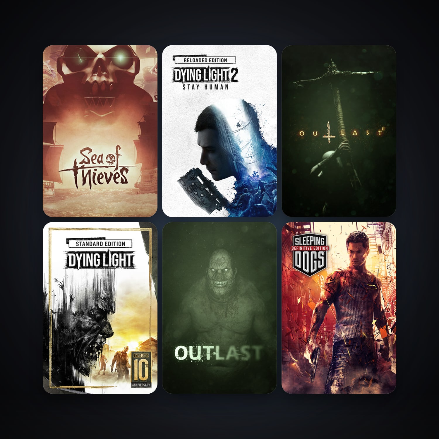 Outlast + Dying Light, 21 games, clean — HabibiAccounts
