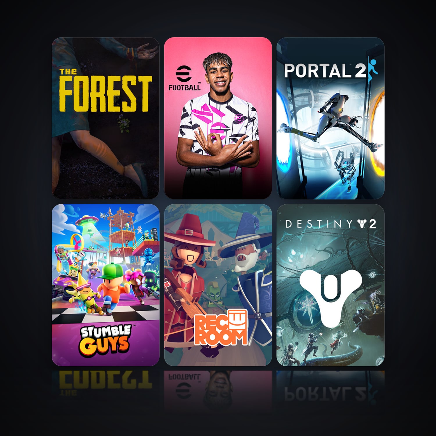 The Forest & eFootball 2024 | 22 Games | Clean — HabibiAccounts