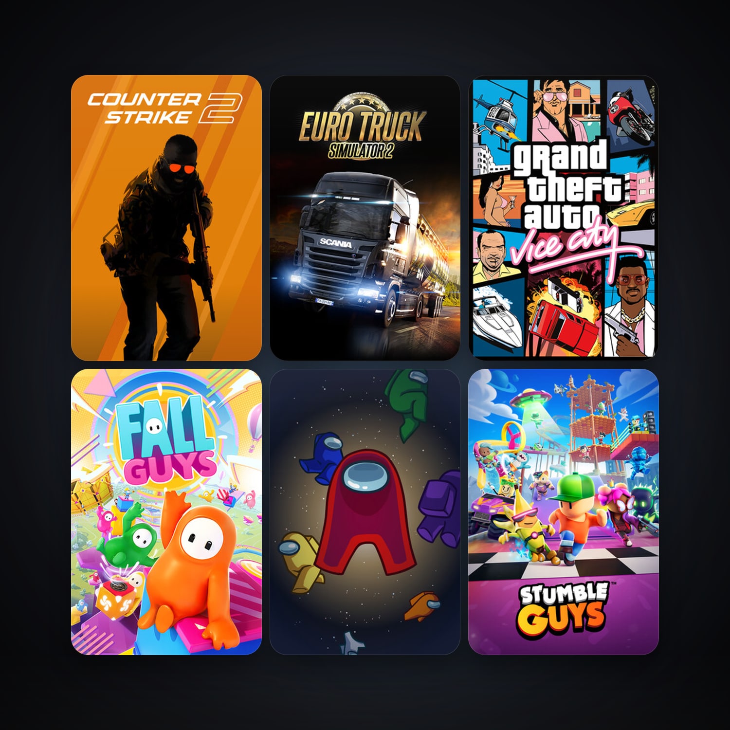 CS2 Prime + Grand Theft Auto: Vice City, 9 games, clean — HabibiAccounts
