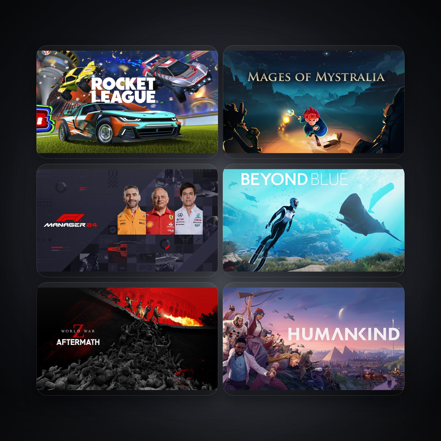 Rocket League & Mages of Mystralia | 7 Games — HabibiAccounts